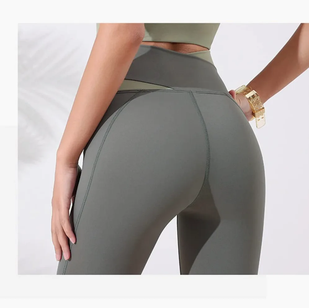 Krótkie legginsy Kolarstwo Damskie spodenki sportowe Odzież sportowa Skinny Joga Push-Up Bezszwowa wysoka talia (kolor: A, rozmiar: Mcode) YangRy