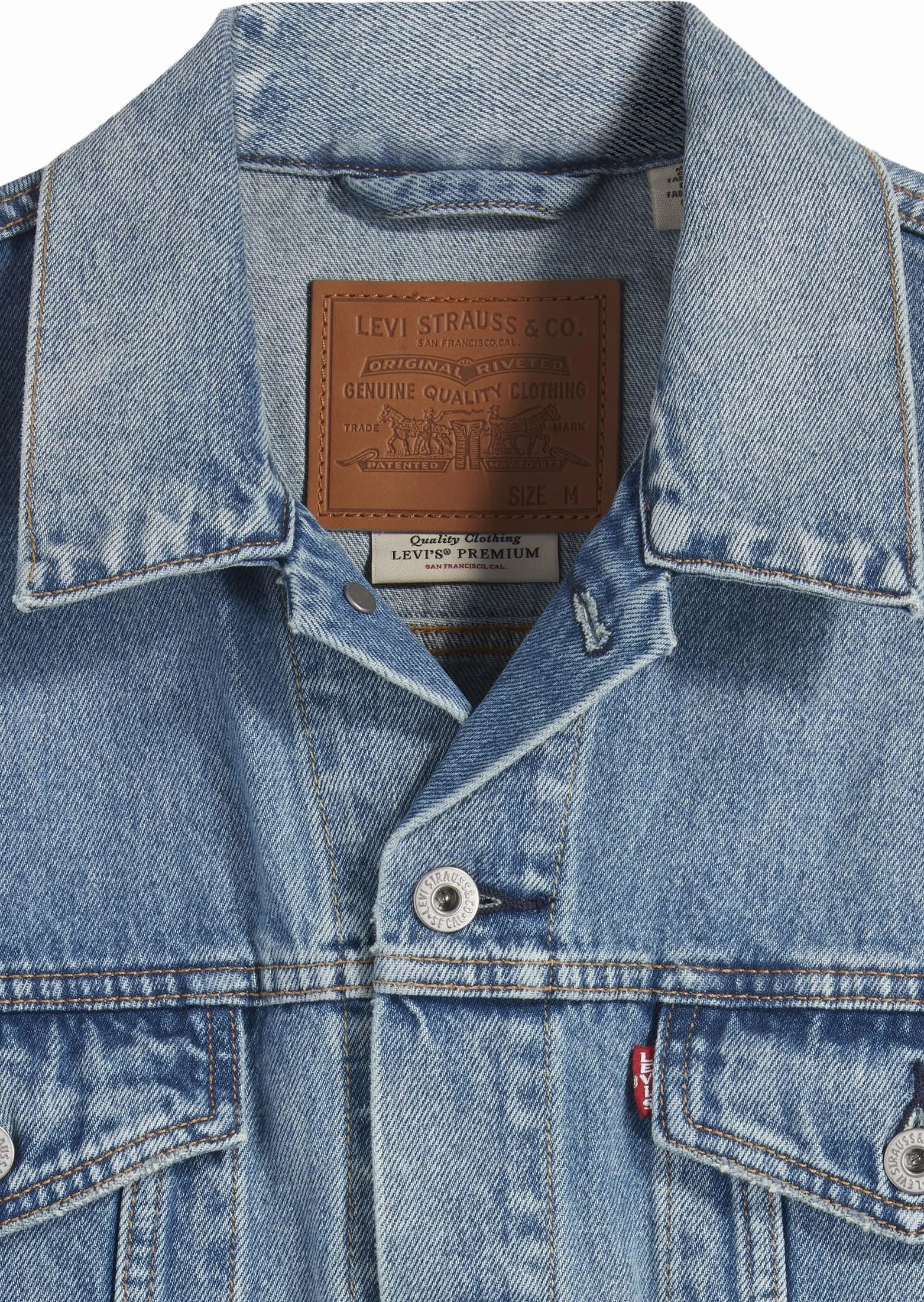 Levi's Mężczyźni Relaxed Trucker Vest 0, Kentucky Blue Vest, XL