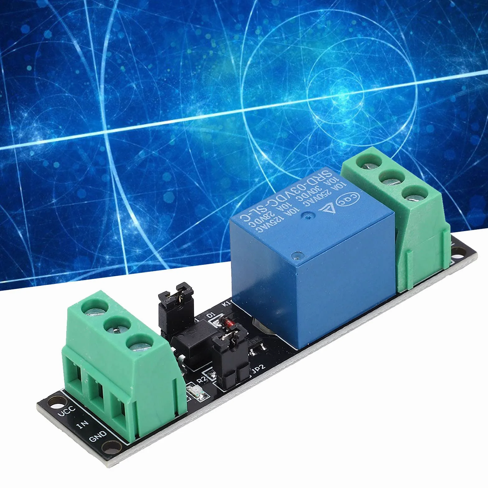 Pojedynczy Przekaźnik DC 3 V/3.3 V Moduł Przekaźnika Wysokiego Poziomu Przekaźnik Izolowany Moduł Sterowania Napędem do Sterowania 10A 250VAC, 10A 30VDC Obwód Automatyczna Regulacja
