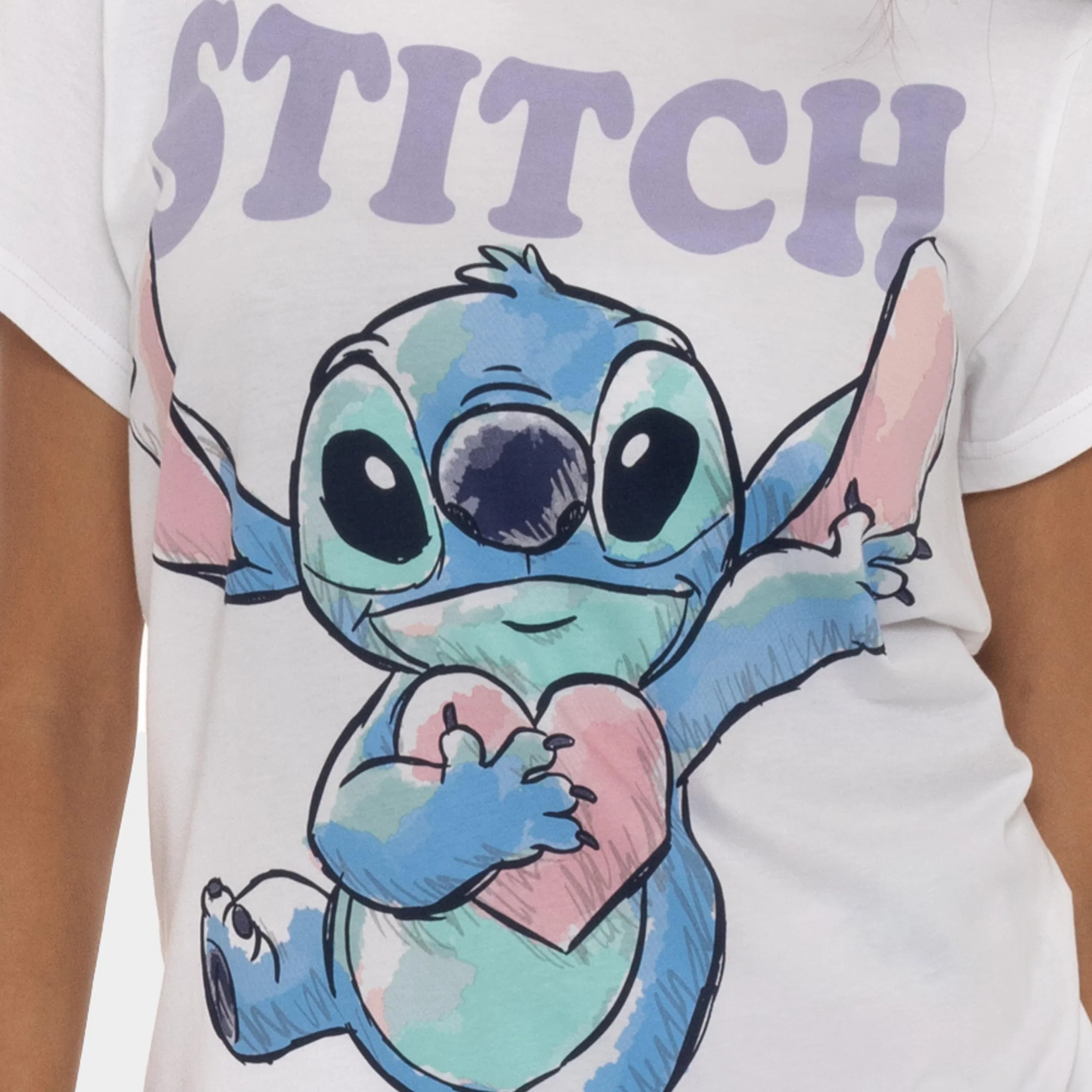 Piżamy Disneya Dla Kobiet Stitch | Damskie Piżamy Lilo I Stitch | Krótkie Piżamy Stitch Dla Kobiet