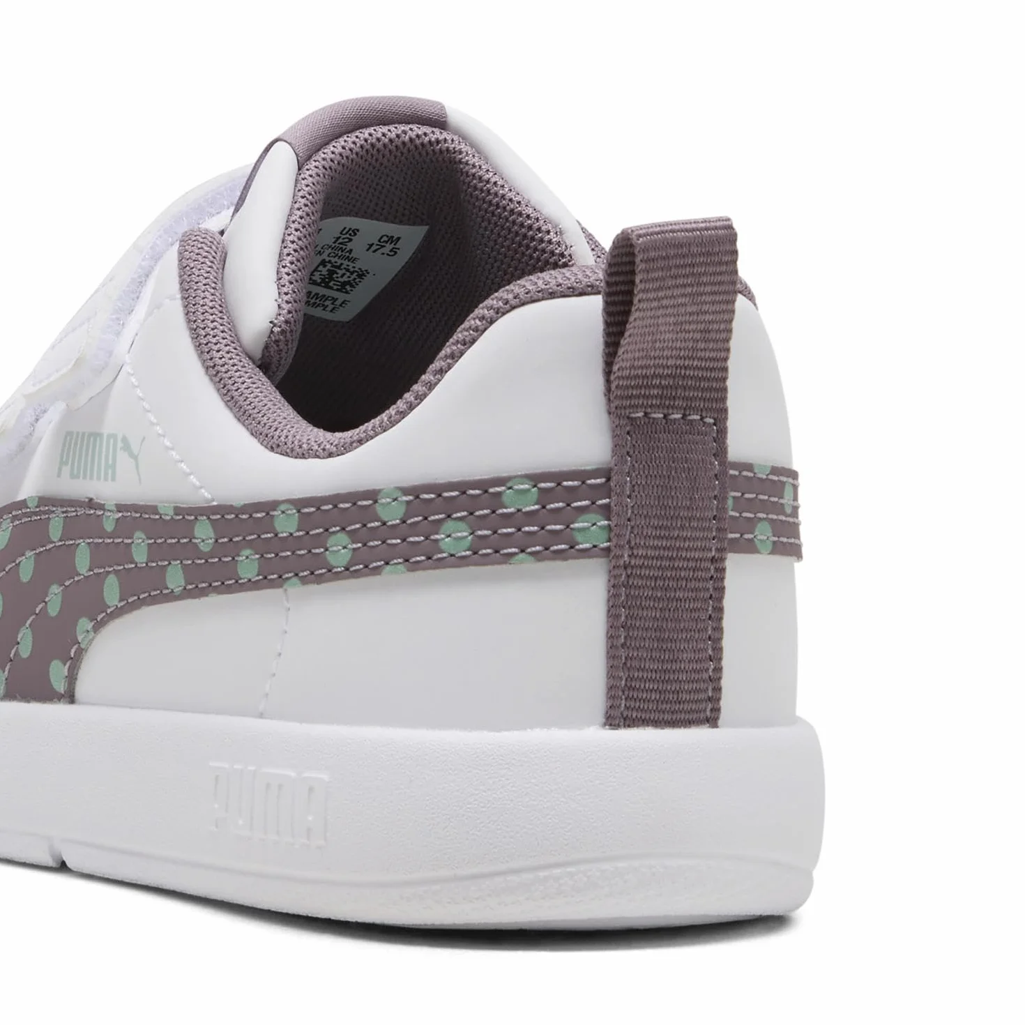 PUMA Dziewczynki Courtflex V3 Dotty V PsTrampki
