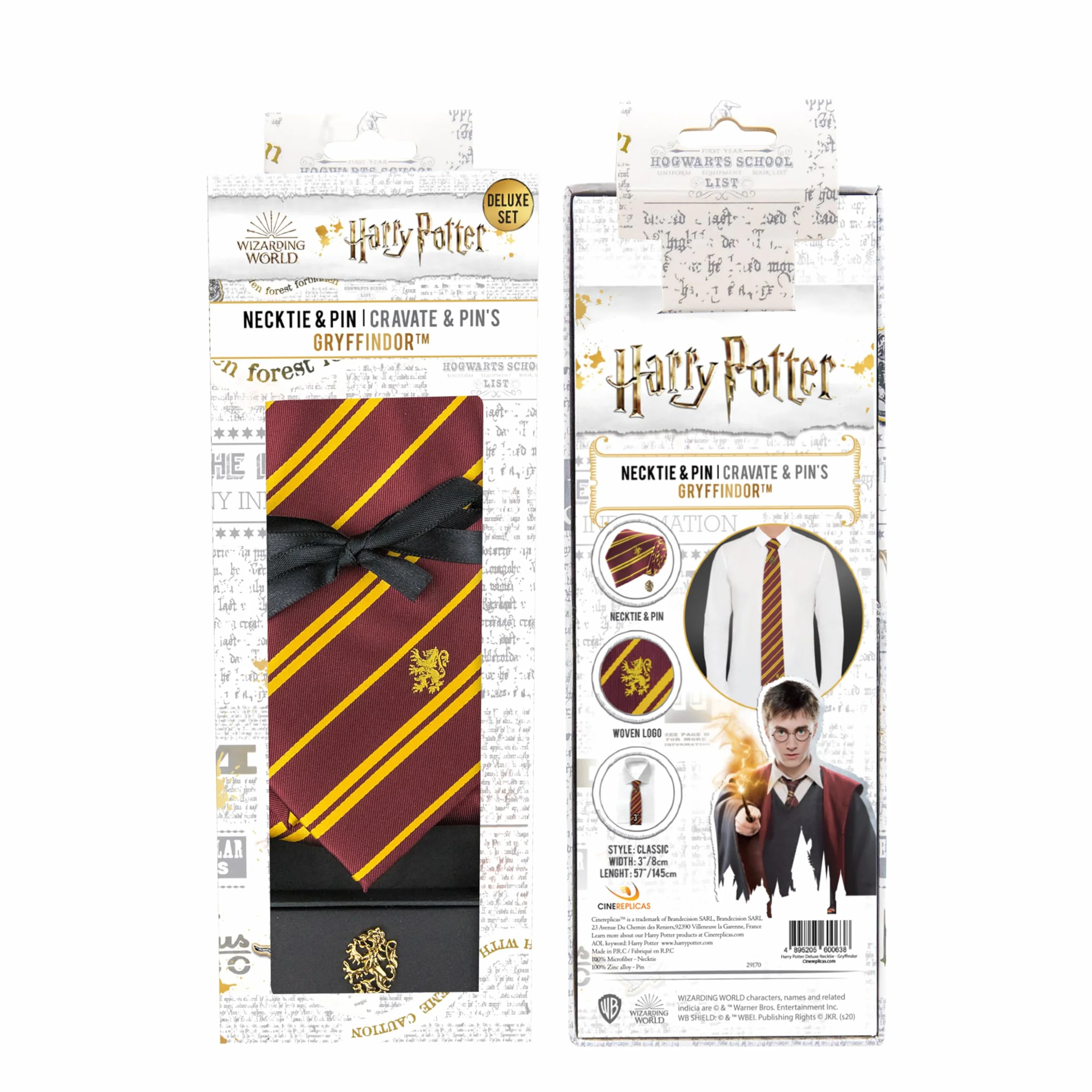 Cinereplicas Harry Potter Krawat Deluxe Oficjalna licencja