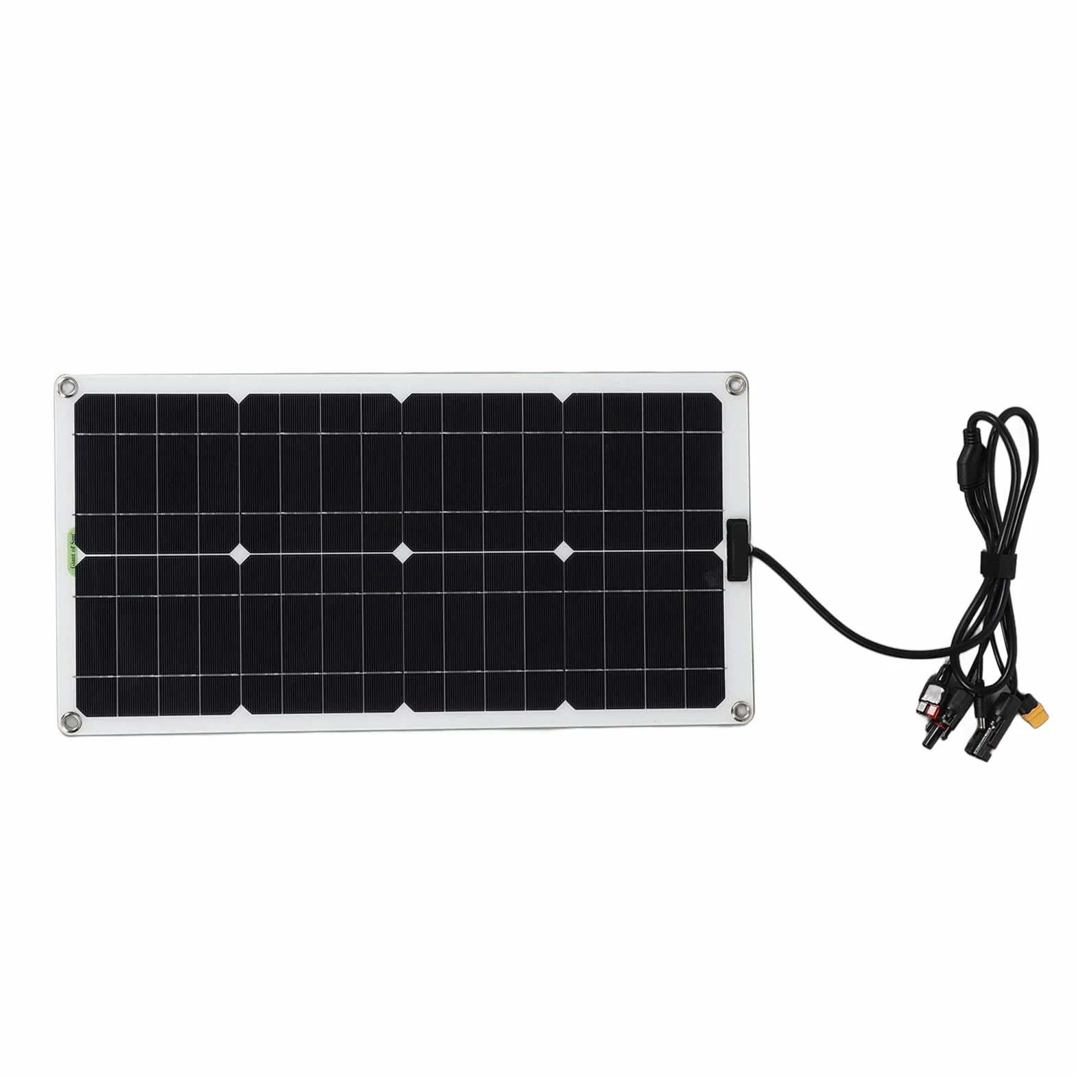 100W Monokrystaliczny Krzemowy Panel Słoneczny, Panel Słoneczny z Wielofunkcyjnym Interfejsem Domowe Zasilanie Awaryjne Zestaw Falownika Słonecznego do Biwakowania na Zewnątrz