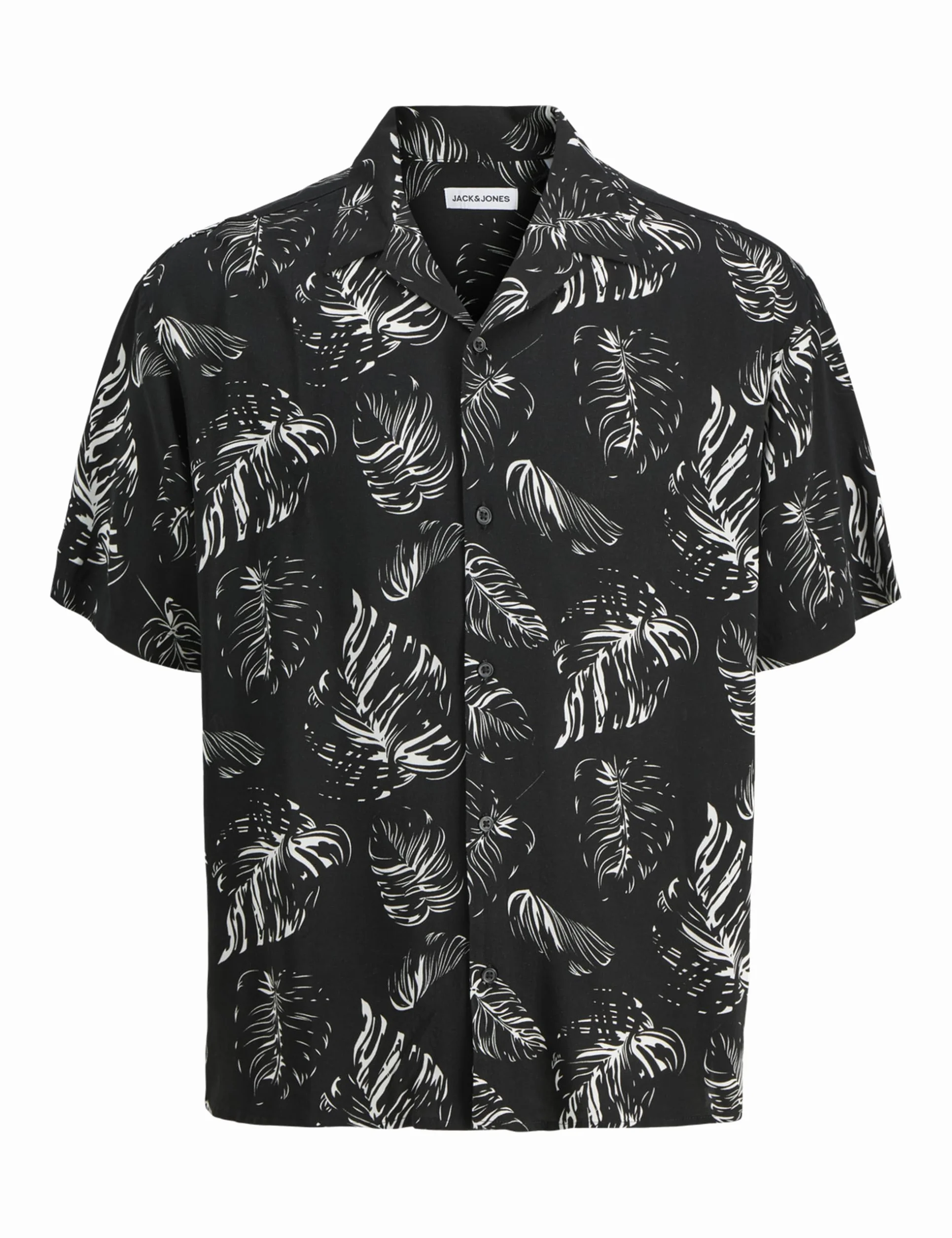 Jjrox AOP Resort Shirt SS czarny M