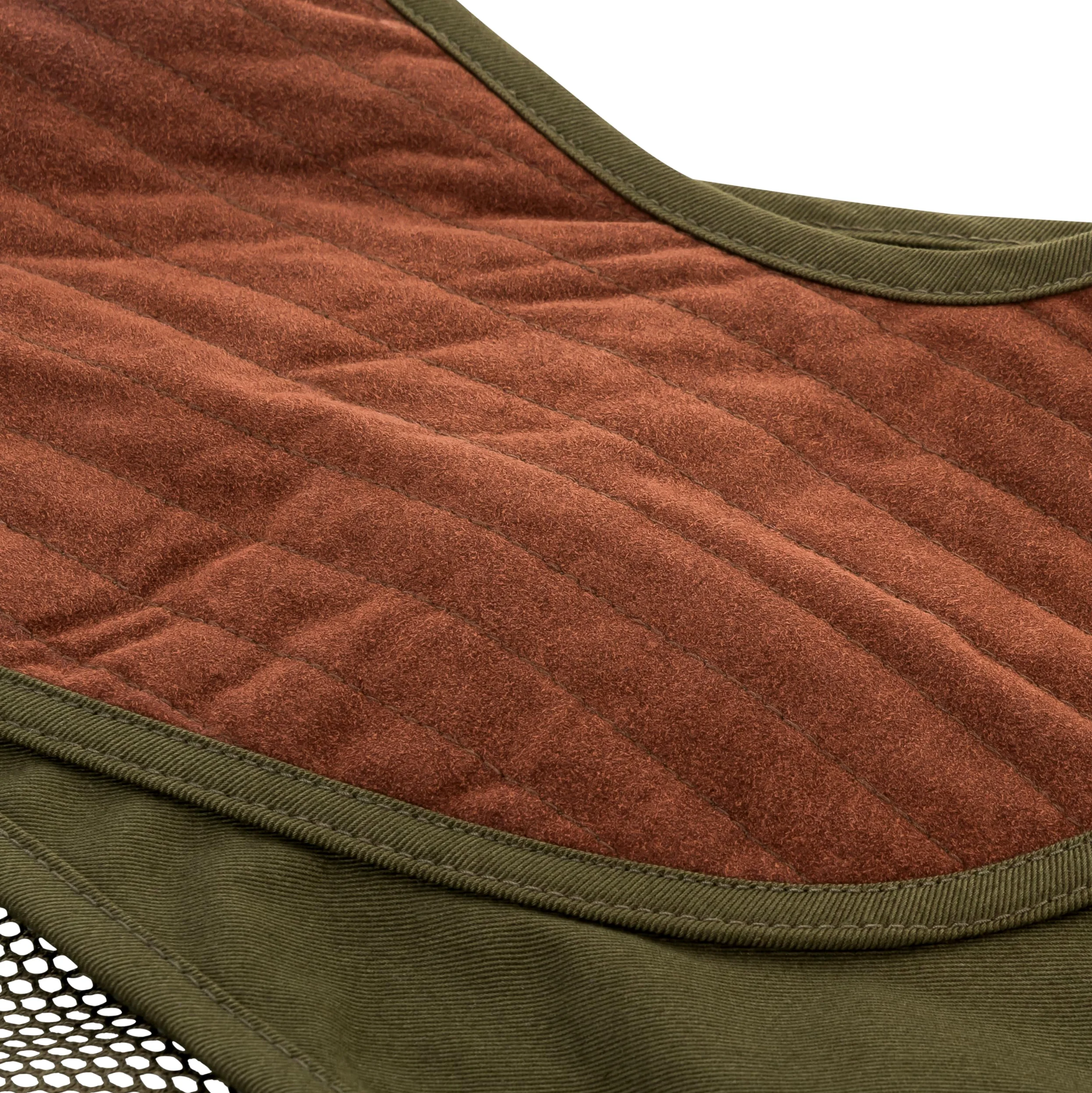 K&S Outdoors Kamizelka strzelnicza Classic oliwkowa zielona męska kamizelka myśliwska Trap Skeet z bawełny