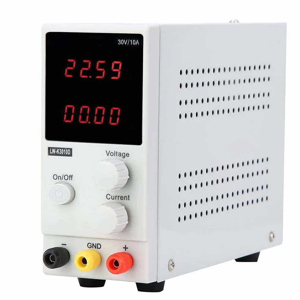 Zasilacz impulsowy DC LW-K3010D 30V 10A regulowany stołowy z wyświetlaczem LCD 220V