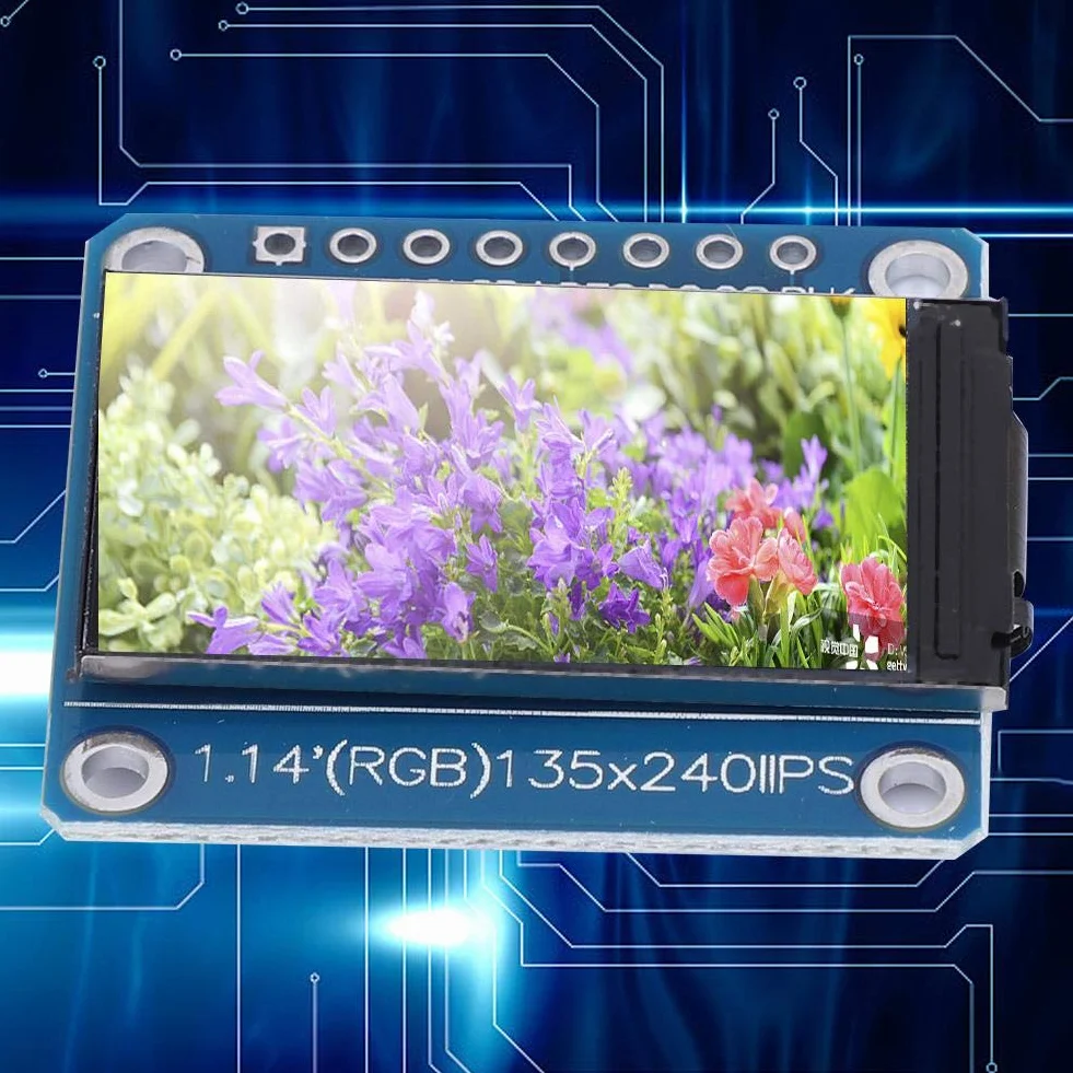 3.3V moduł ekranu tft IPS wysokiej jakości 1.14 Cal 8Pin ST7789 komponenty elektroniczne moduł wyświetlacza LCD rozdzielczość 135x240