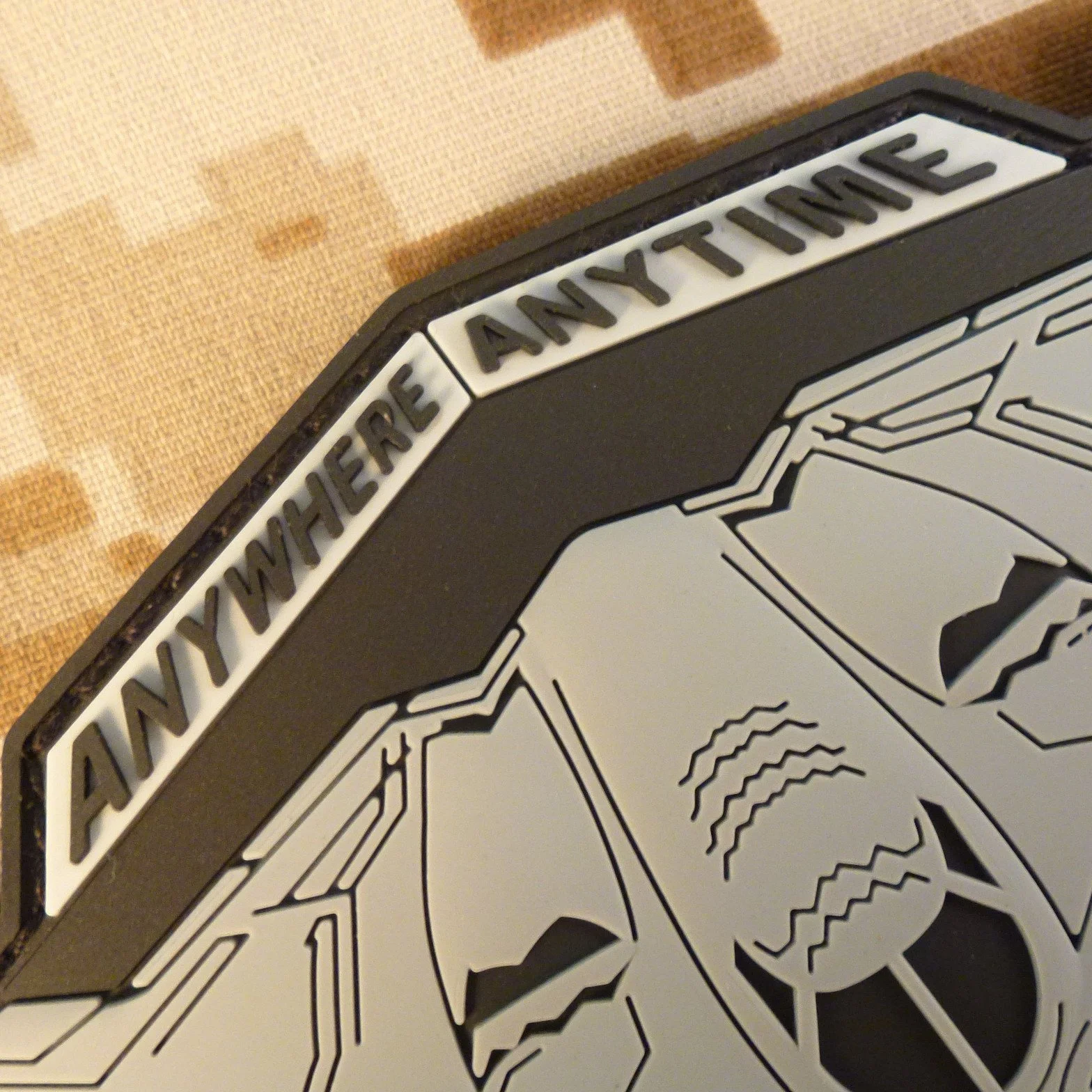 USAF B-2 Spirit Strategiczny Stealth Bomber Wszędzie Zawsze Morale PVC Gumowe 3D Mocowanie Naszywka Dotykowa