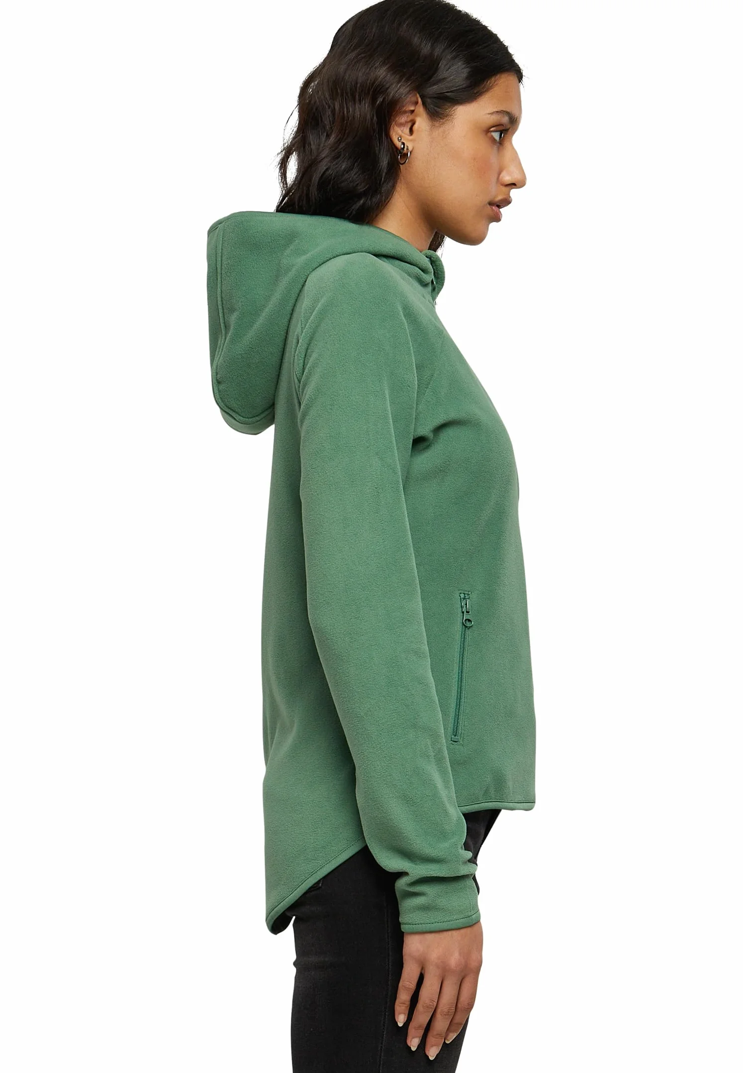 Urban Classics Damska bluza polarowa z kapturem Bluza z kapturem Kobiety