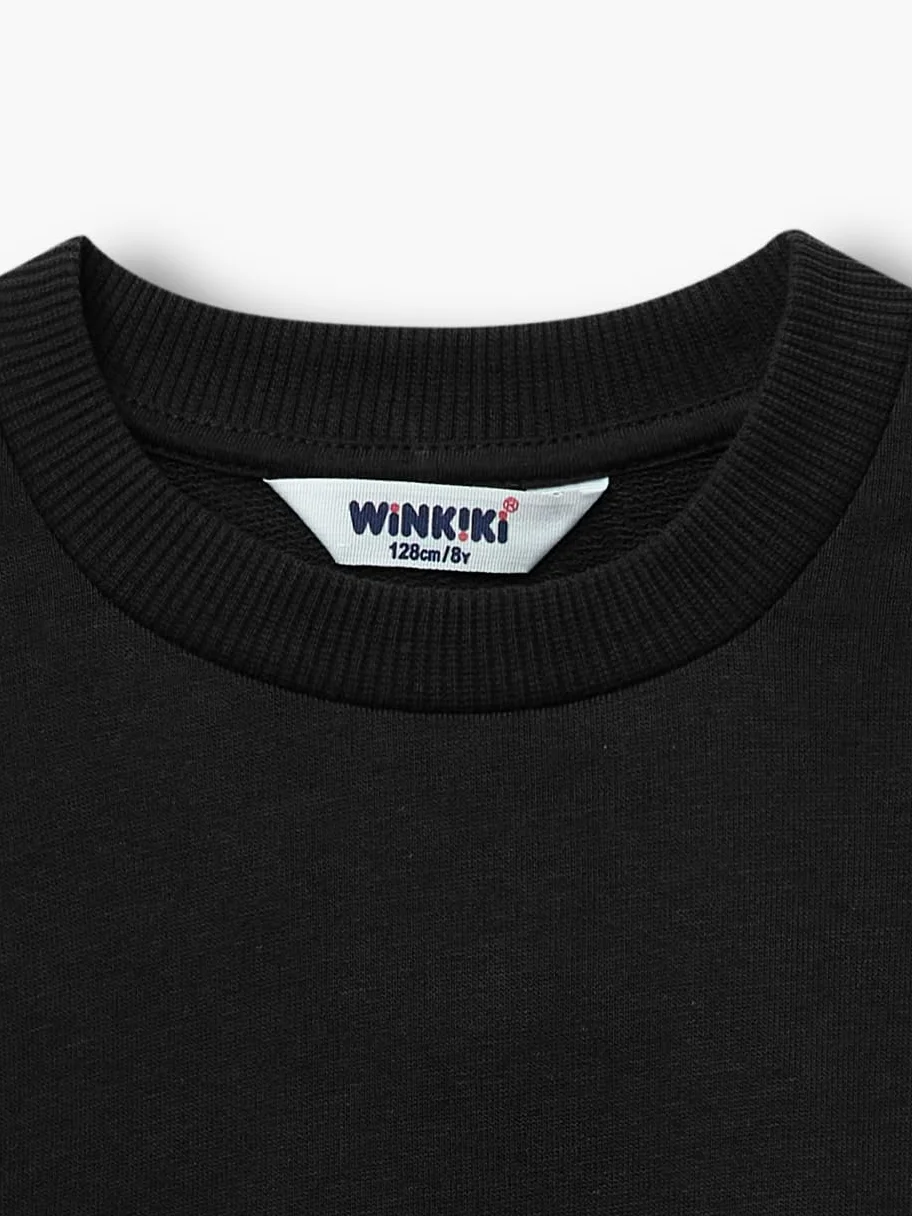 Dziecięcy sweter dla nastolatków, unisex, dla chłopców i dziewczynek, z wysokiej jakości bawełny