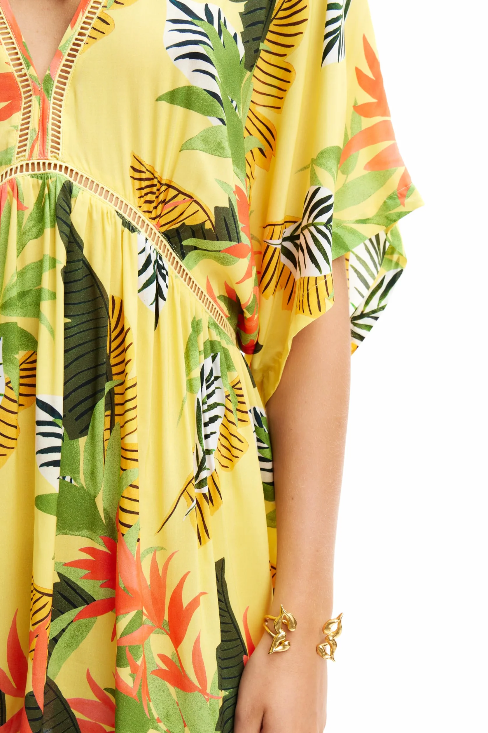Desigual Bikini Top Kobiety Tropical Swim_top