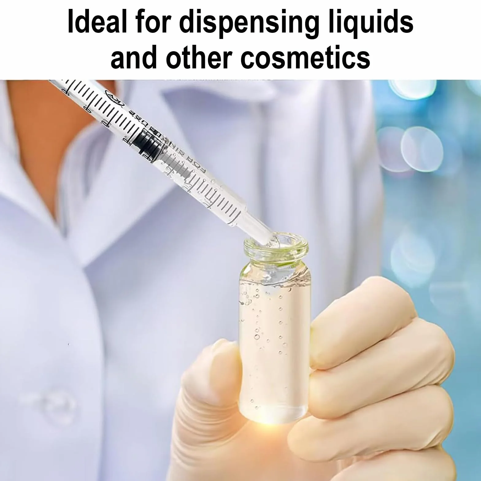 20 sztuk strzykawek 1 ml, sterylne strzykawki z siarą, kolektor, strzykawki do insuliny, strzykawki z tworzywa sztucznego, z nasadkami, bez igły, do płynów, laboratoriów, karmienia zwierząt