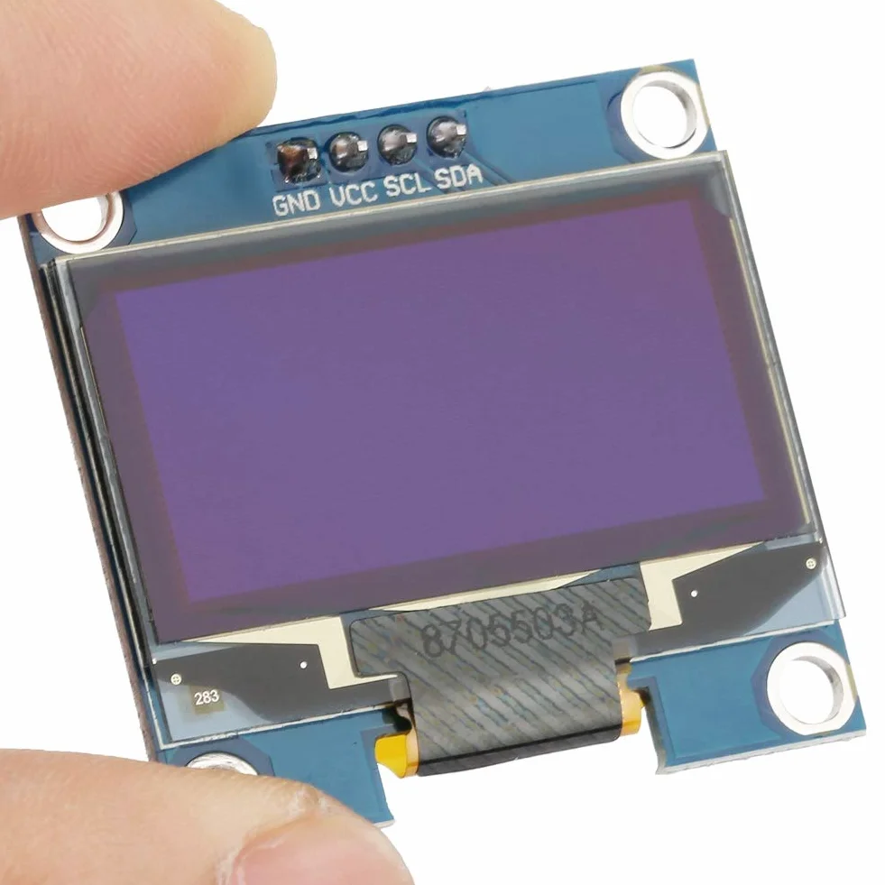 Moduł wyświetlacza OLED 1,3 cala rozdzielczość 128 x 64 4-pinowy I2C SSD1106 do inteligentnych urządzeń MP3 niebieski
