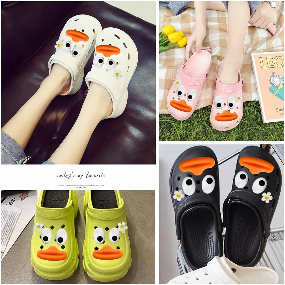Śmieszne Zawieszki do Crocs, 8 Szt. - Urocze Dekoracje do Butów, Chodaków i Sandałów - Akcesoria dla Nastolatek