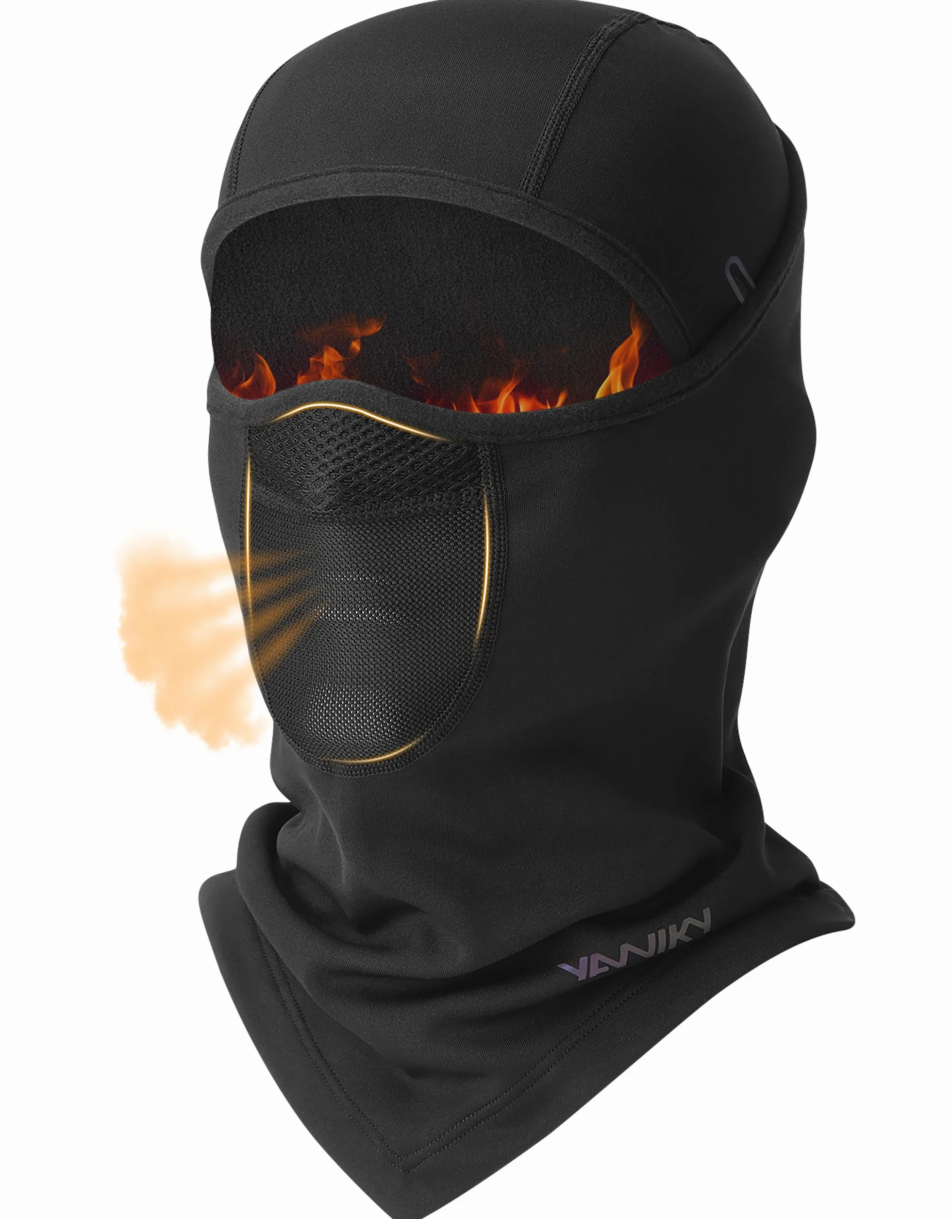 YANIKY Kominiarka jesienno-zimowa Balaclava maska narciarska dla mężczyzn i kobiet, wiatroszczelna, ciepła, oddychająca maska na twarz do jazdy na rowerze, jazdy na nartach, motocyklu, sportów na