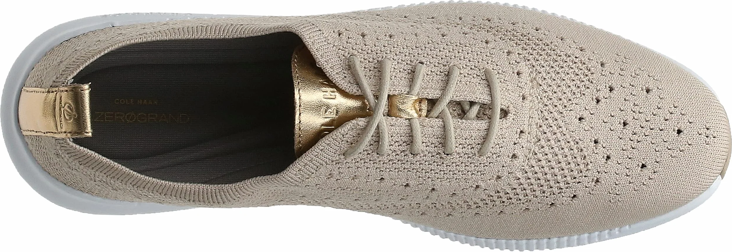 Cole Haan 2. Zerogrand Stitchlite Oxford, Wygląd dzianiny Rye biały, 39 EU