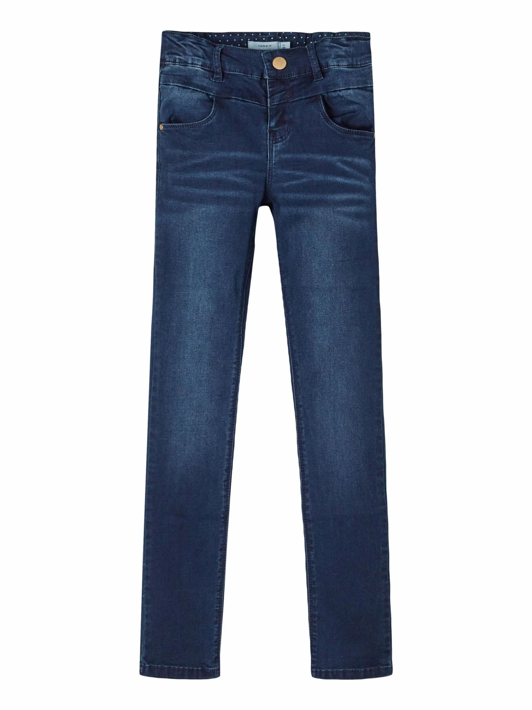 NAME IT Nkfpolly Dnmtrille 3001 Pant Noos - Dżins Dziewczynki