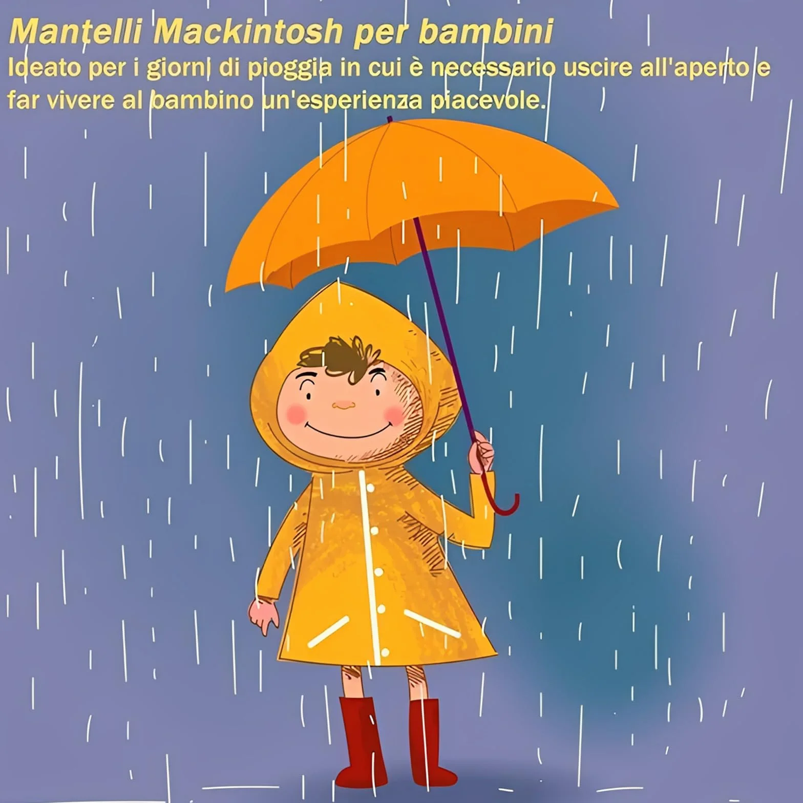 LATRAT Płaszcz przeciwdeszczowy dla dzieci, unisex dla dzieci, wodoodporny płaszcz przeciwdeszczowy z kapturem w 100% nieprzemakalny i oddychający
