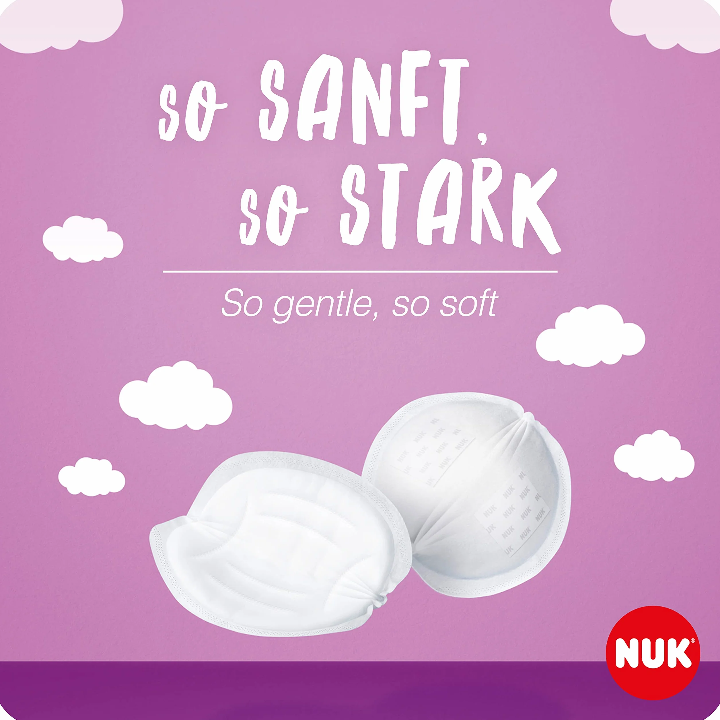 NUK High Performance Disposable Breast Pads, Nursing Pads for Breastfeeding, 30 Count