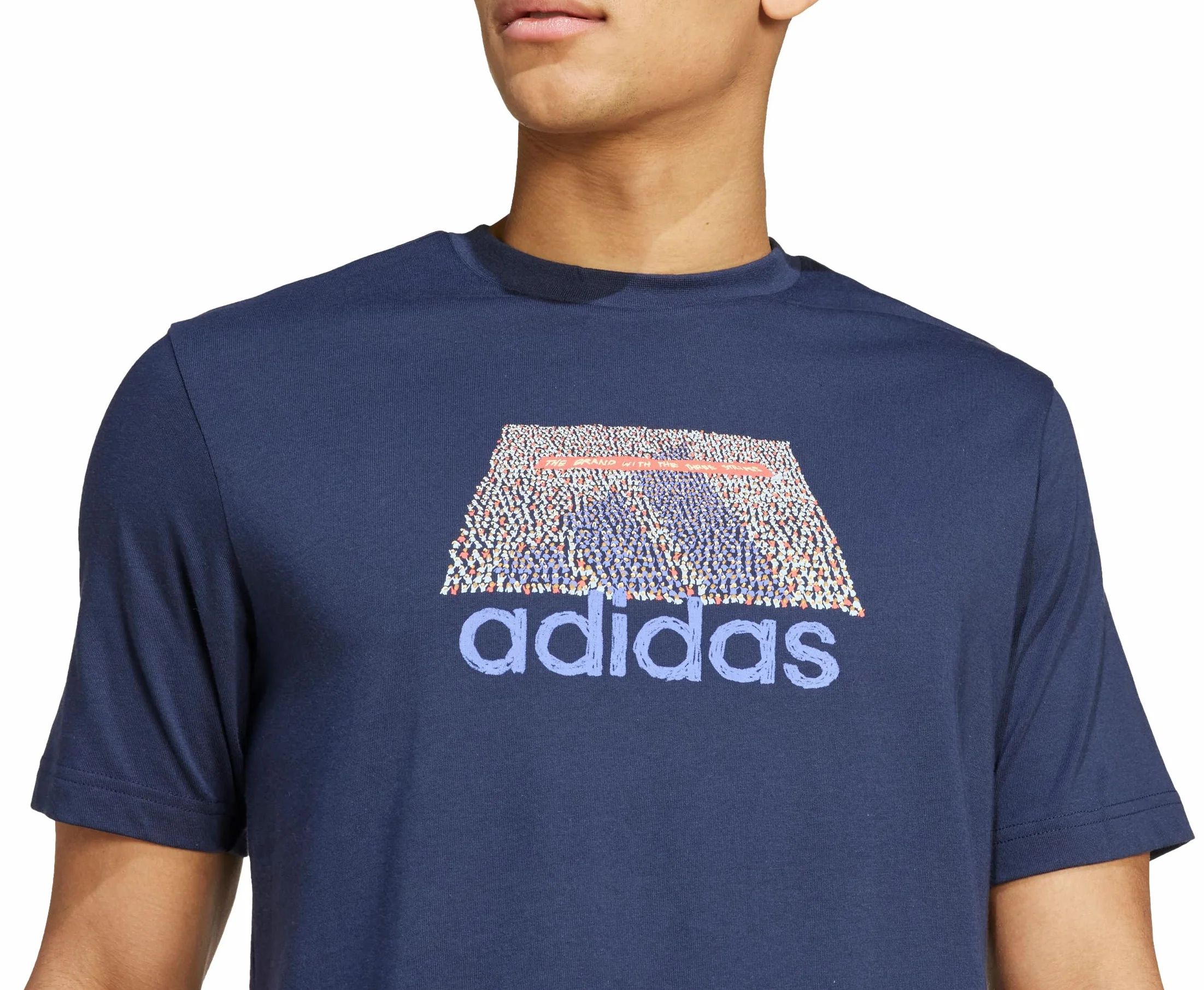 adidas Mężczyźni CODES BOS GRAPHIC TEE, legend ink, L