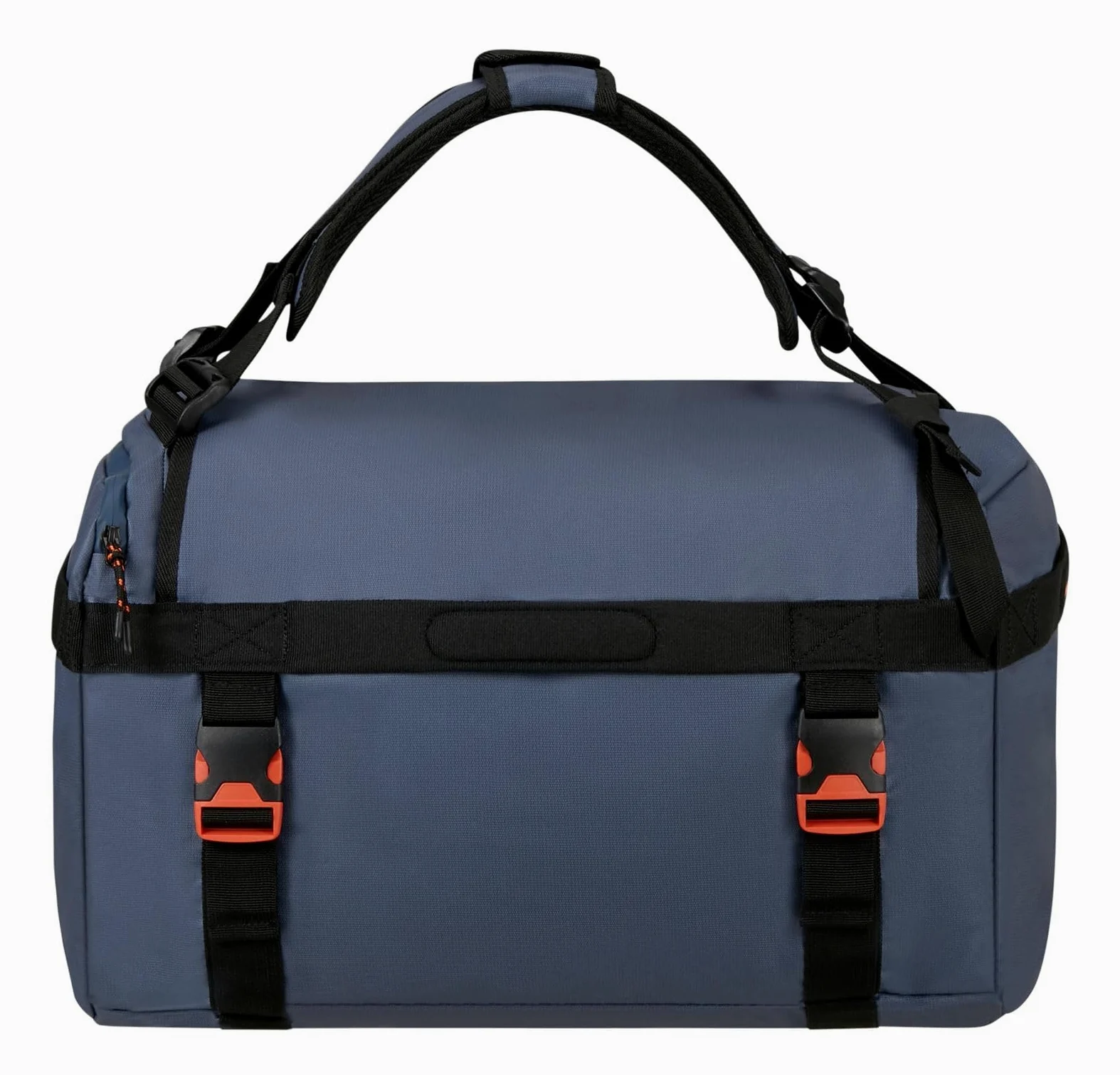 American Tourister Torba podróżna plecak Urban Track Duffle/Backpack Coated 60L granatowy/pomarańczowy niebieski