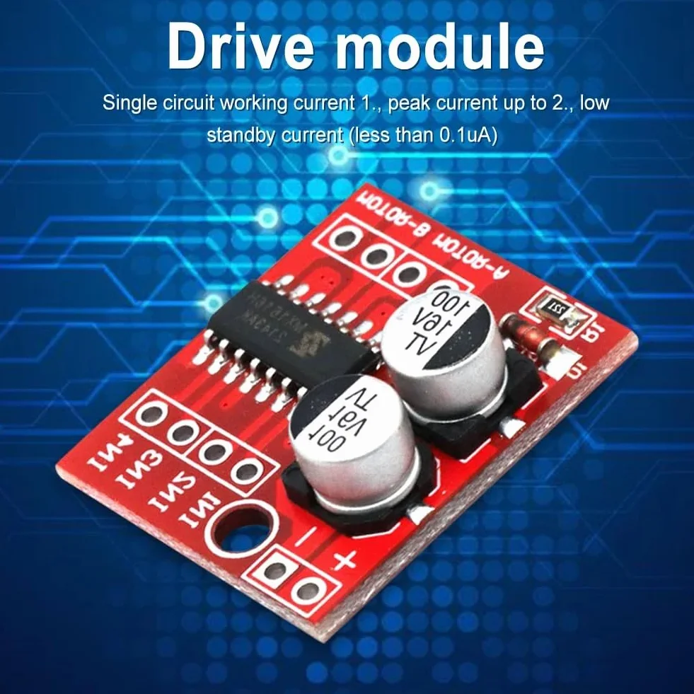 DollaTek 5 sztuk Dual Driver L298N PWM Speed ??DC silnik sterownik deska z podwójnym mostkiem silnika krokowego H-Bridge