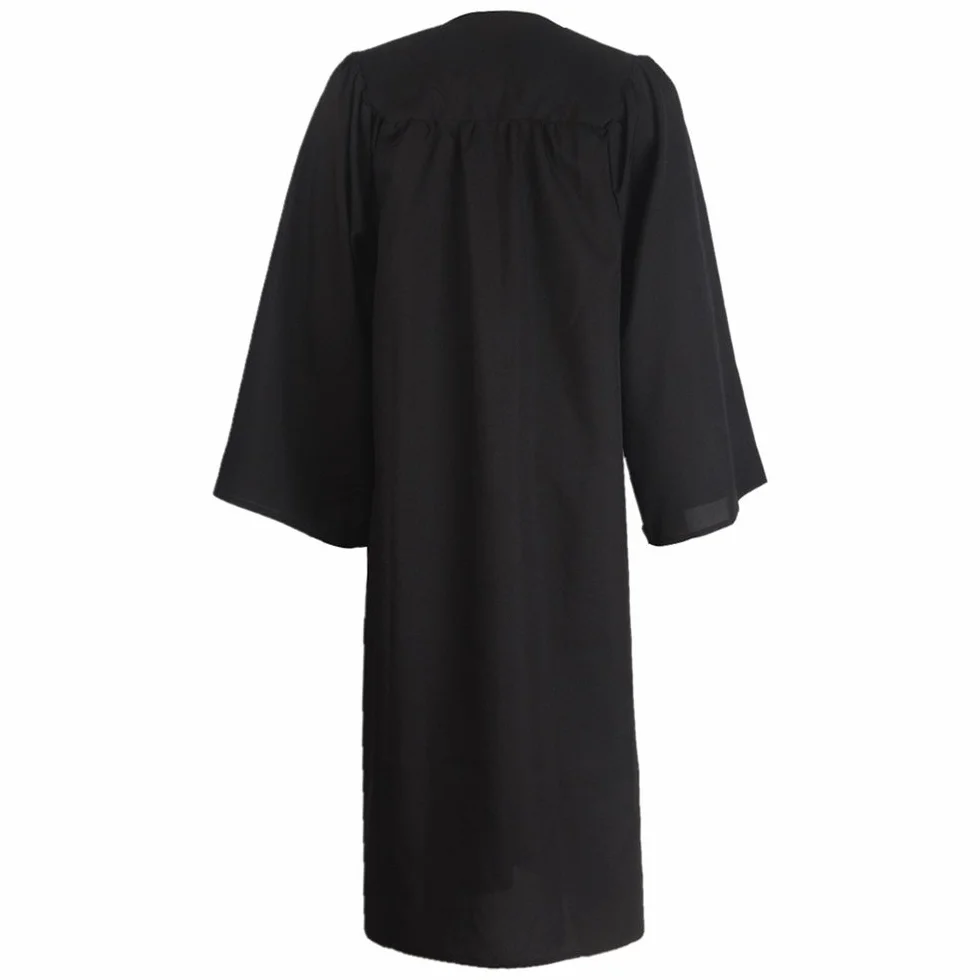 GraduationMall Matowa suknia na zakończenie szkoły, szata chórowa duchowieństwa, dla dorosłych, strój na ukończenie szkoły, na uniwersytet, kawalerski, liceum, kostium sędziego, 12 kolorów