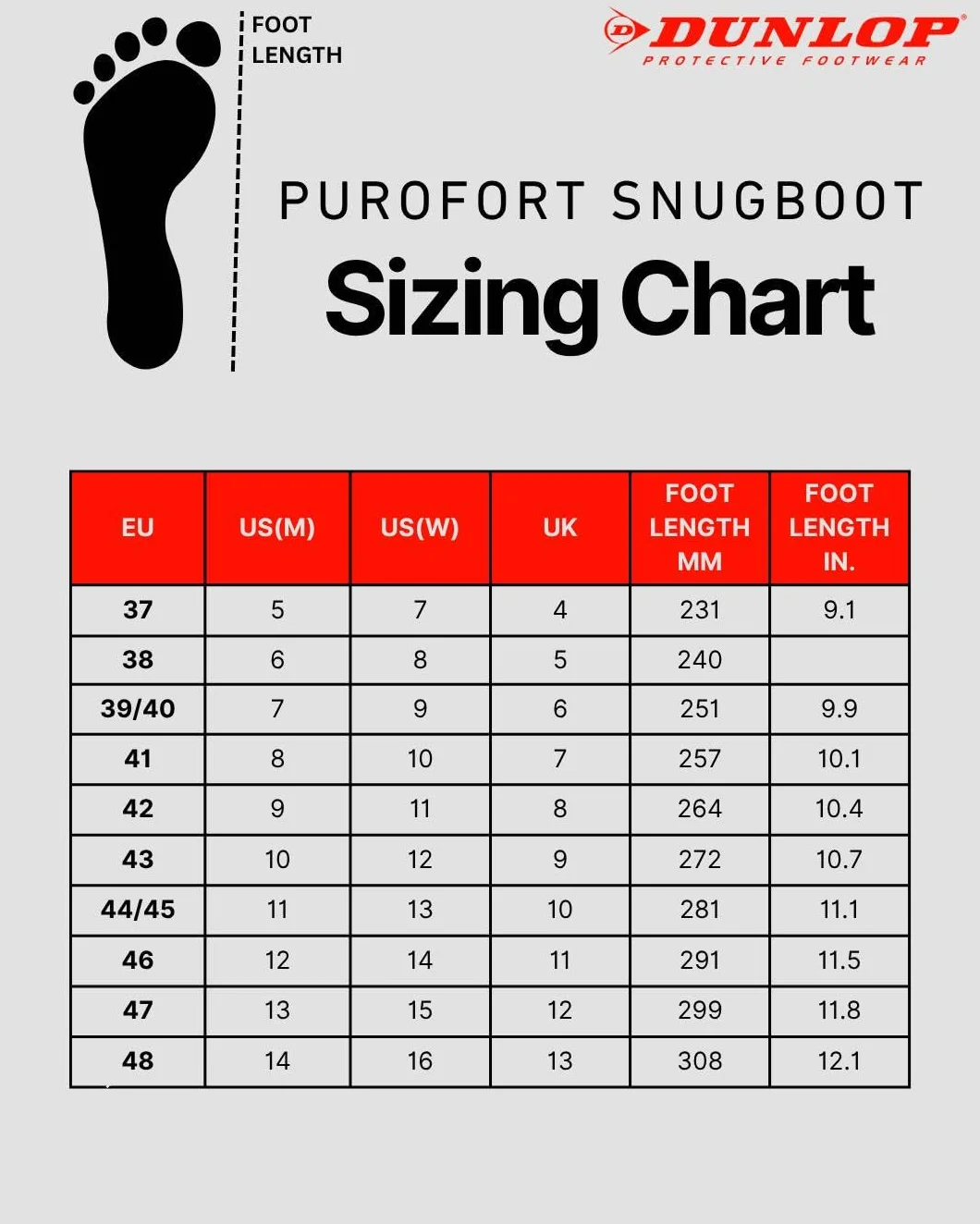 DUNLOP Uniseks Snugboot Rozruch roboczy Knee boot