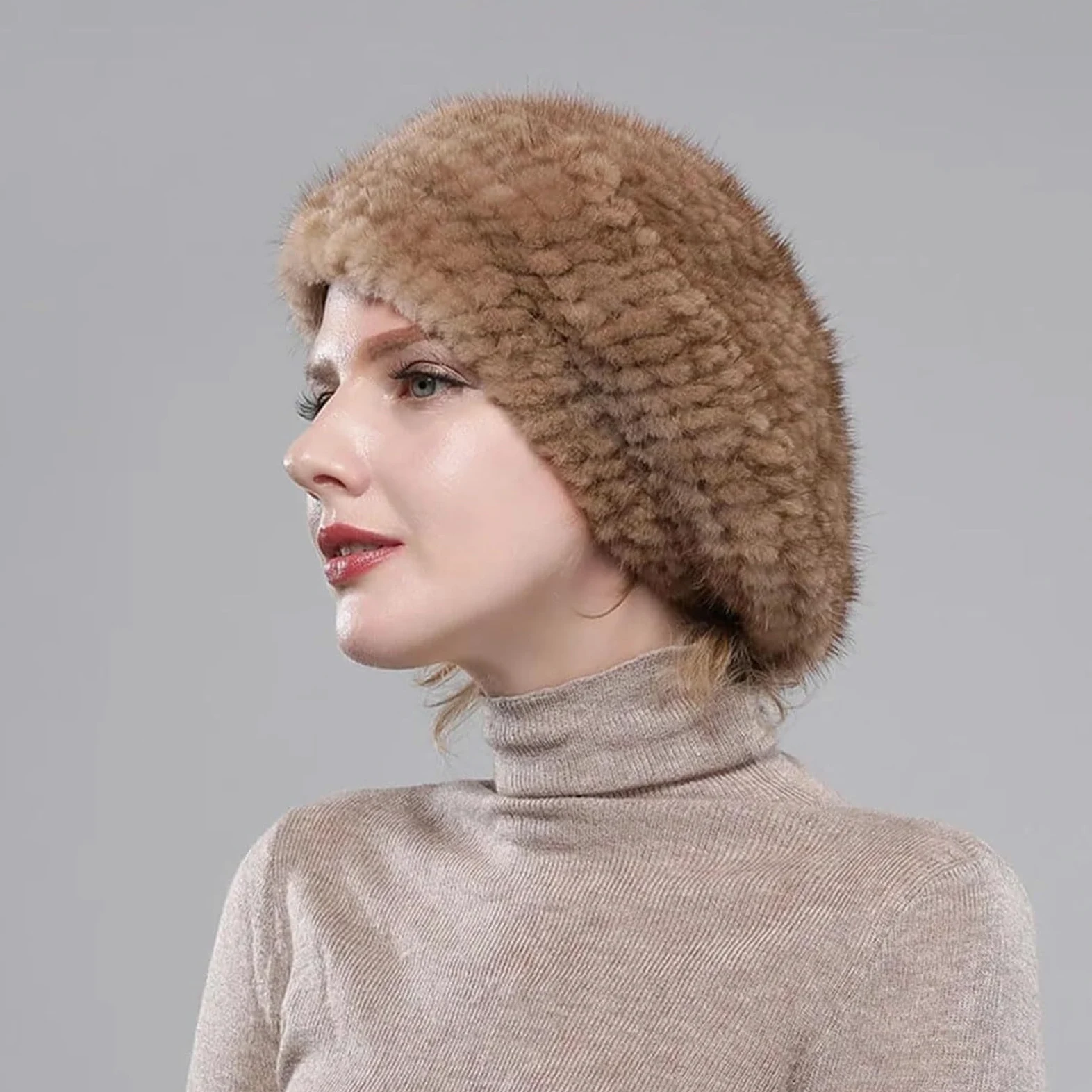 Czapka Zimowa Ekologiczna Damskie Berety Eleganckie Czapki Z Daszkiem Dzianiny Ciepła Czapka Typu Beanie W Stylu Vintage Ciepła Czapka Zimowa