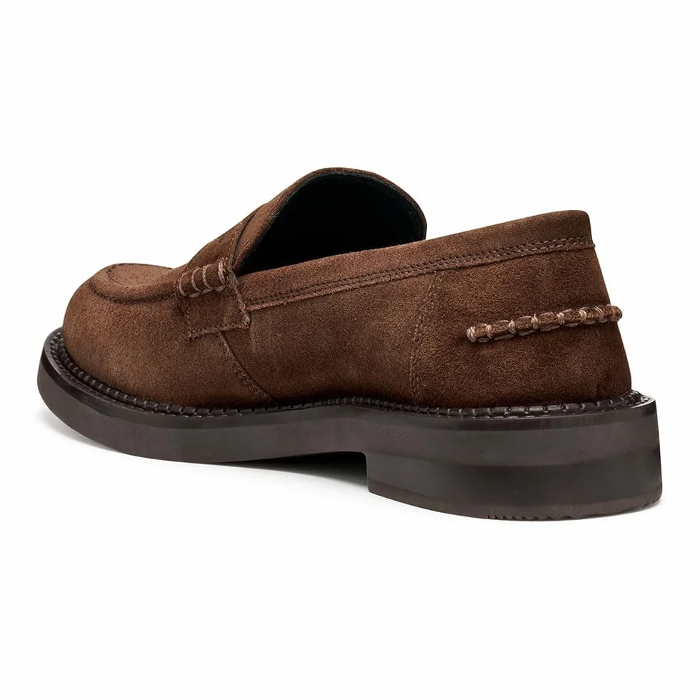Geox Damskie Mokasyny D SERILDA Loafer Brązowe 40 EU