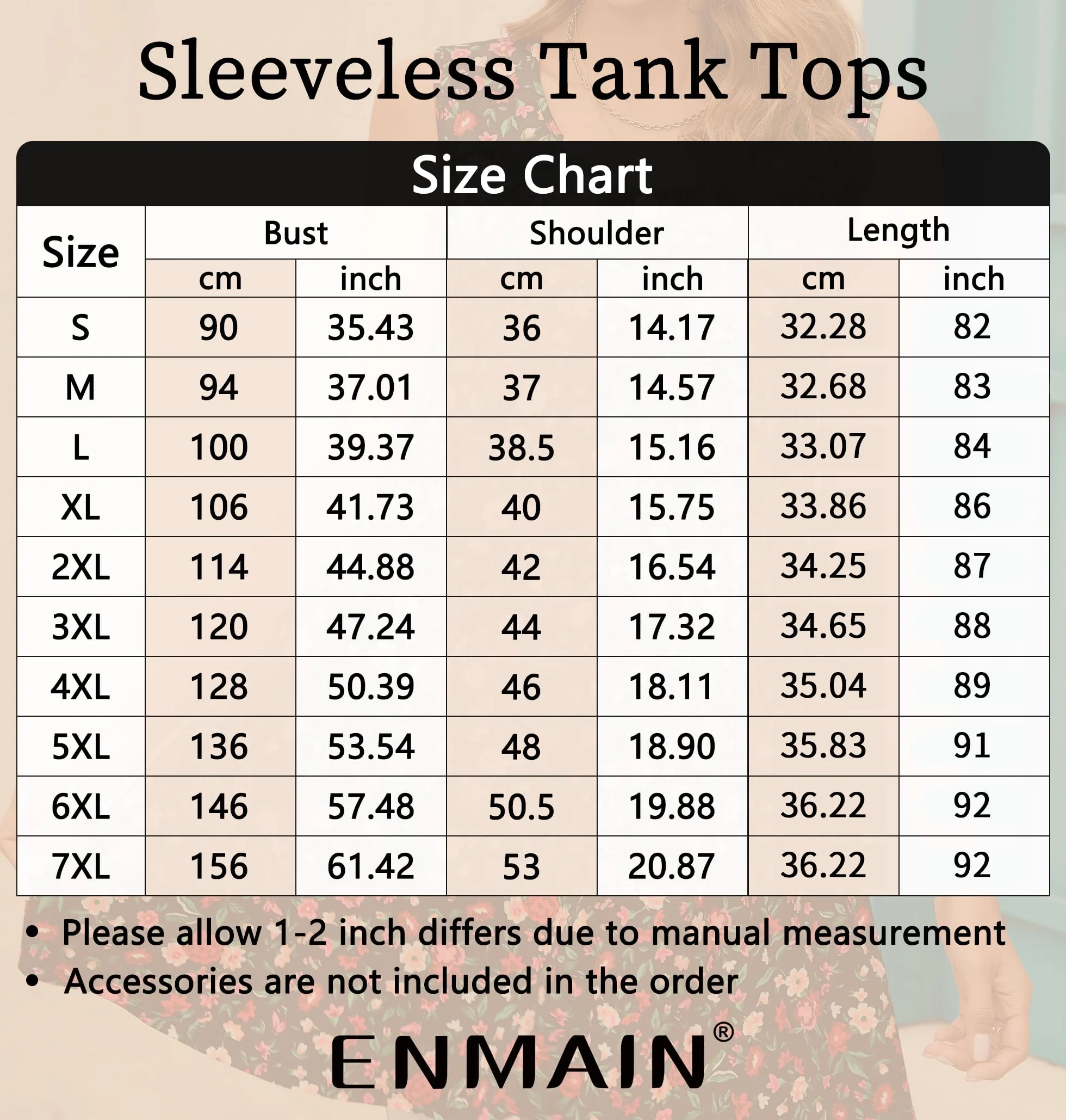 Enmain Damskie tuniki topy z krótkim rękawem na co dzień damskie tuniki z kwiatowym nadrukiem długie bluzki t-shirty okrągły dekolt rozciągliwe wygodne S-3XL