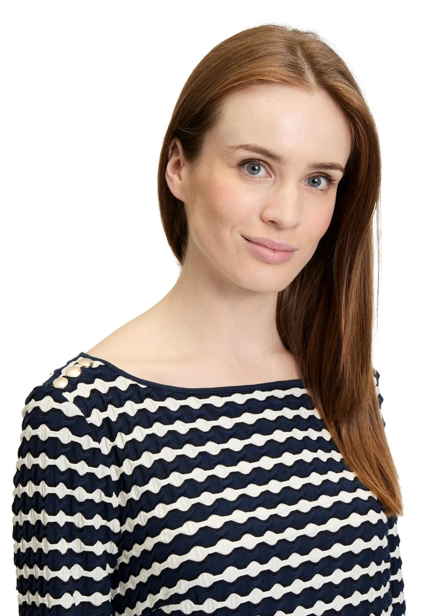 Betty Barclay Sukienka damska, Dark Blue/Cream, 42