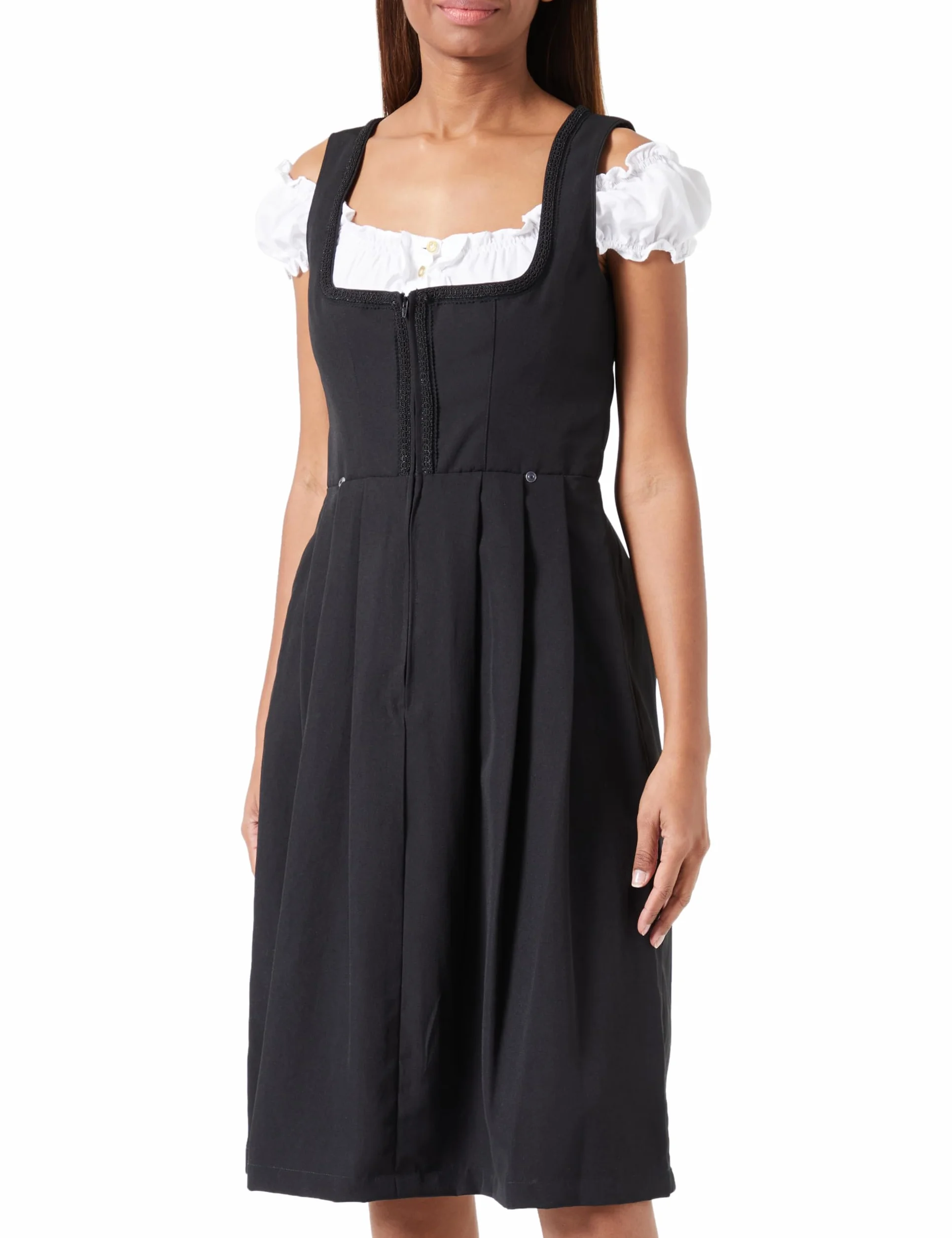 Stockerpoint Dirndl Zita Sukienka, Czarny, 46