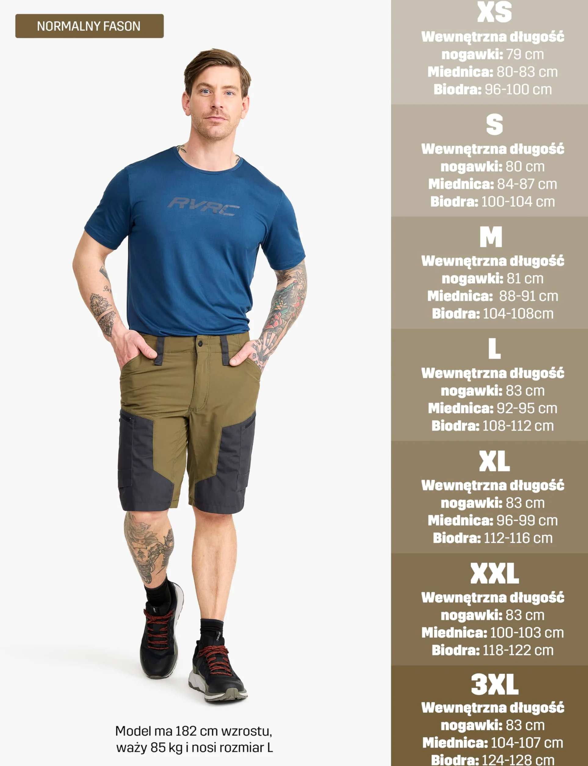 RevolutionRace RVRC GP Shorts Męskie, solidne i oddychające spodenki trekkingowe do wszelkich aktywności na świeżym powietrzu
