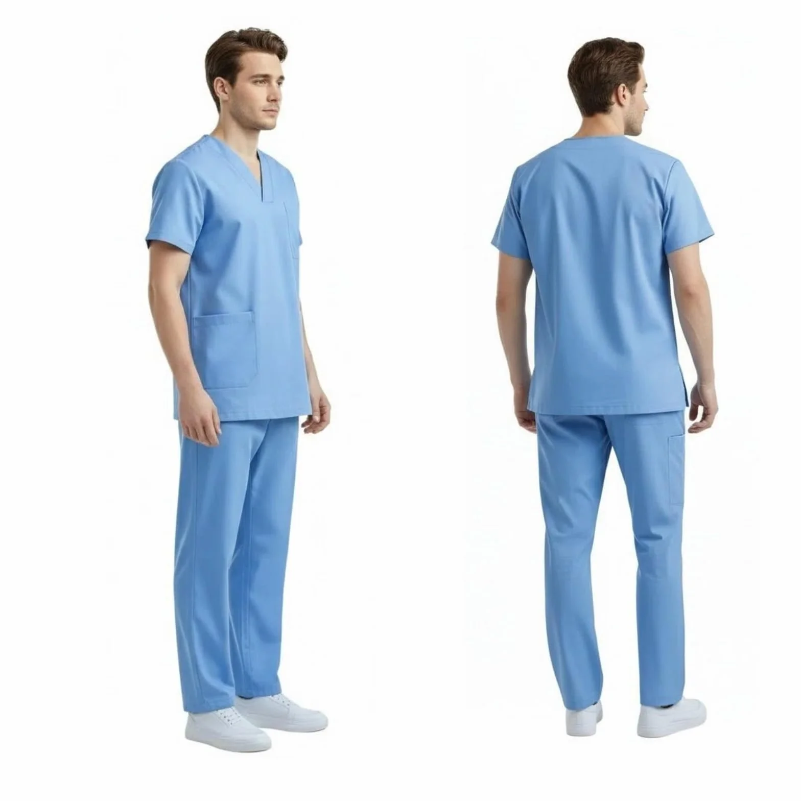Chesoon Medical Scrubs męski letni krótki rękaw zestaw dla dentystów