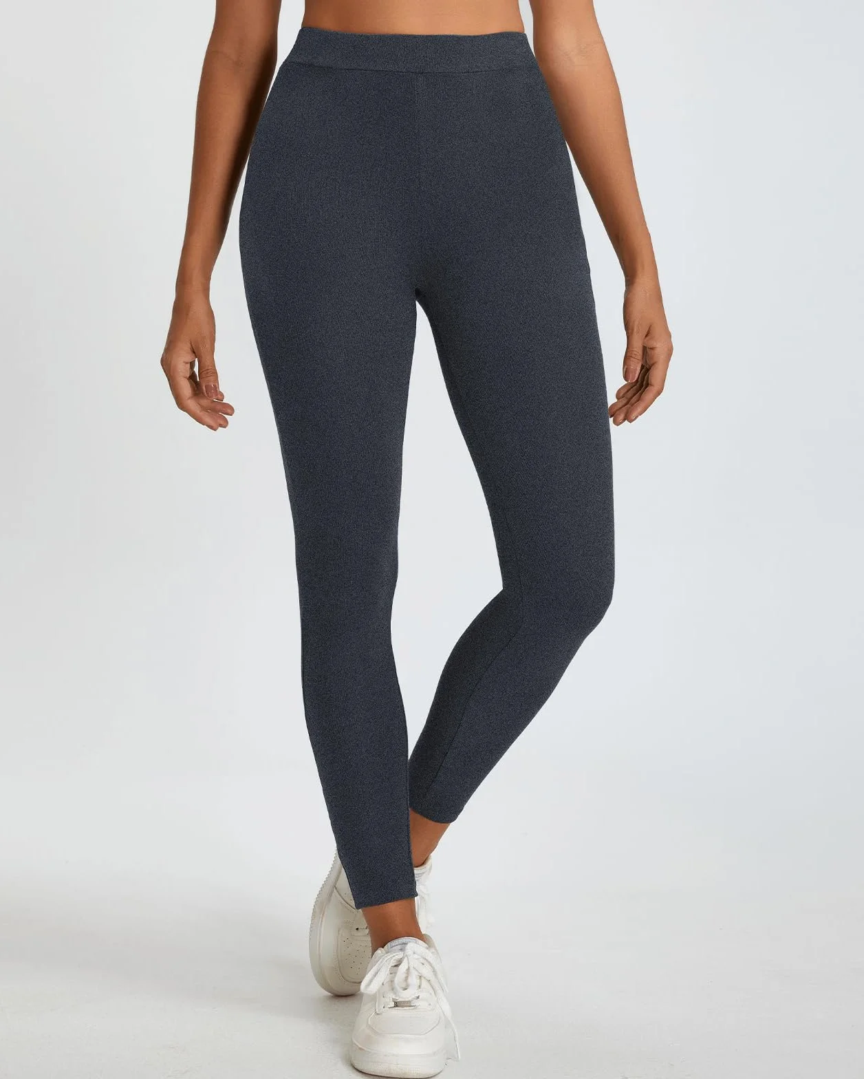 Damskie legginsy termiczne z bawełny, zimowe legginsy polarowe, ciepłe, wygodne