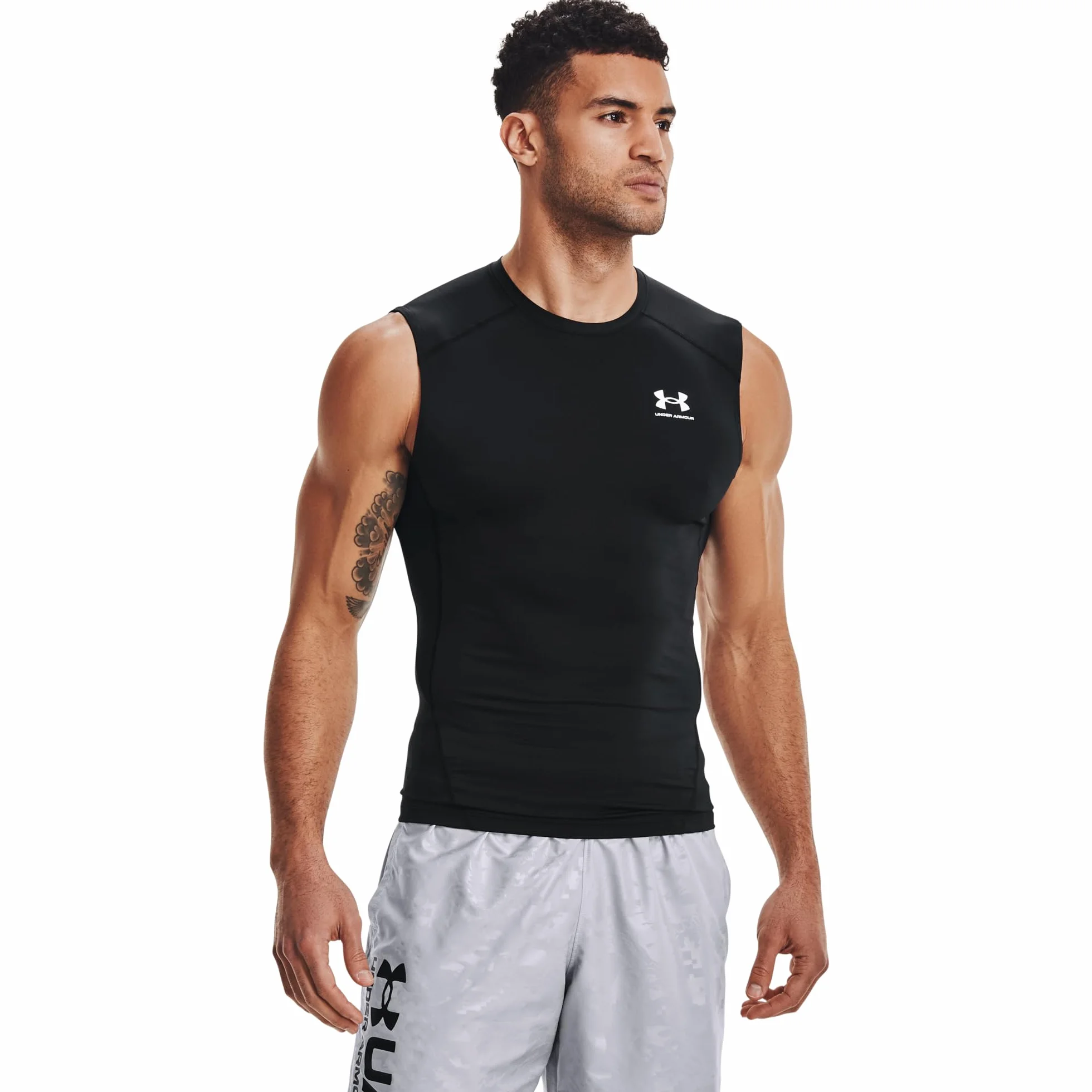Under Armour Mężczyźni Heatgear Armour Comp Sl Bezrękawnik, Czarny, XL