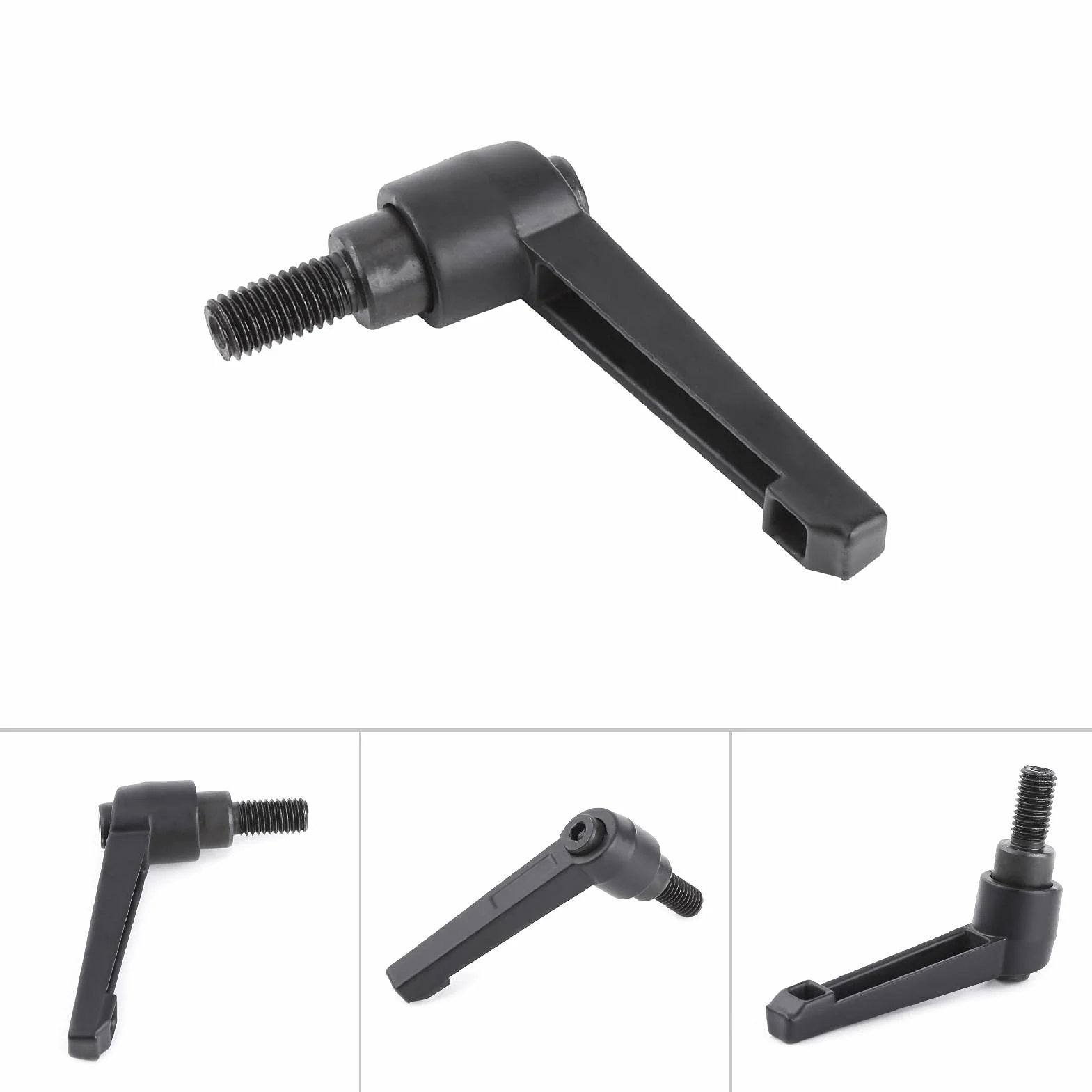 Regulowany uchwyt Dźwignia zaciskowa z prętem Regulowany gwint zaciskowy M8 16-60 mm M8*16