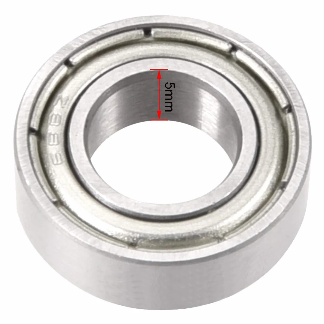 sourcing map Głębokie składane kulka 688Z podwójna tarcza 8 mm x 16 mm x 5 mm chromowana stal łożysko DE