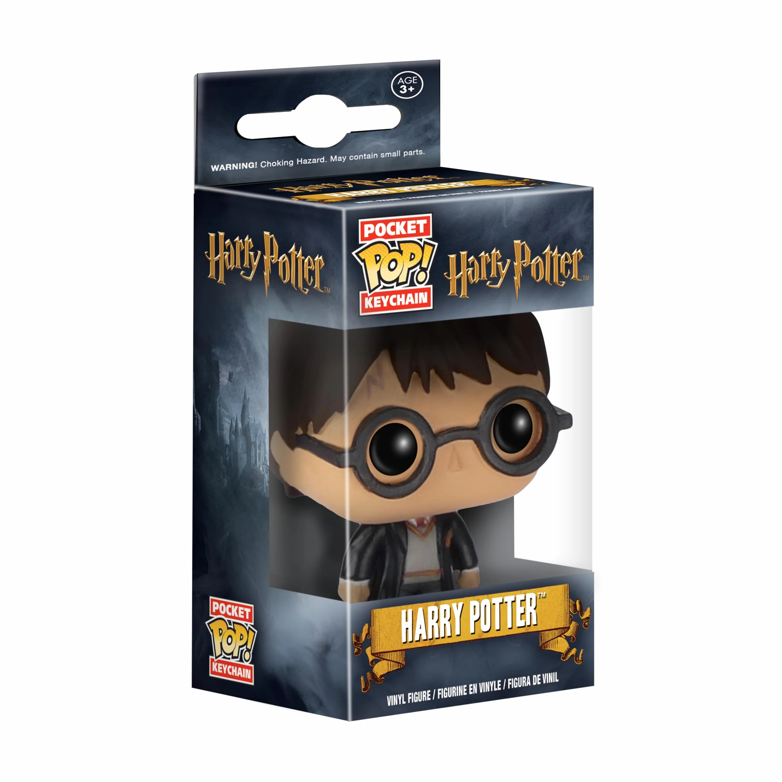 Funko Pocket POP! Brelok do kluczy: Harry Potter - Harry Novelty Keyring - kolekcjonerska mini figurka - wypełniacz do pończoch - pomysł na prezent - oficjalny towar - fani filmów - dekoracja plecaka