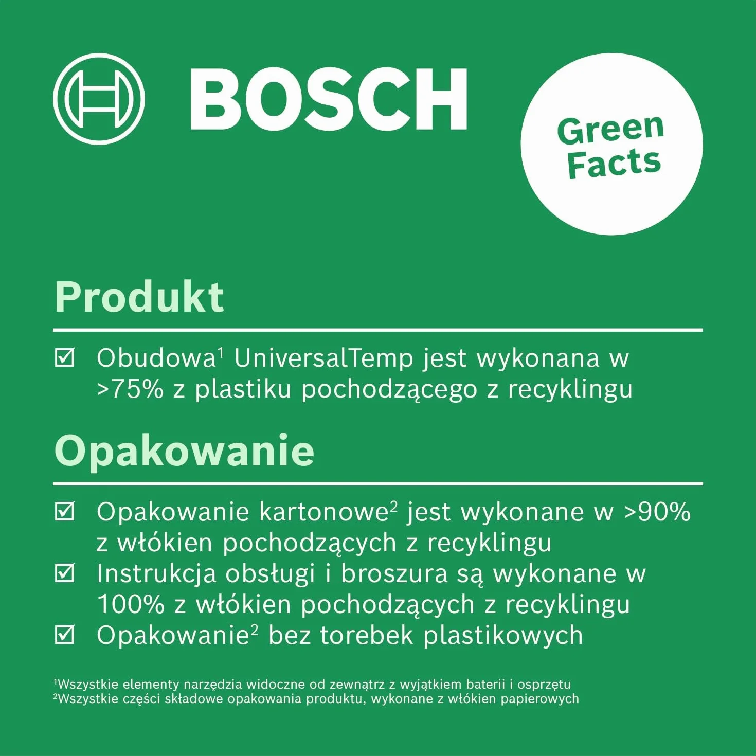 Bosch Home And Garden Termo-Detektor Universaltemp (Od -30°C do +500°C, Łatwy i Precyzyjny Pomiar, 3 Wstępnie Zdefiniowane Grupy Materiałów, Opakowanie Kartonowe)