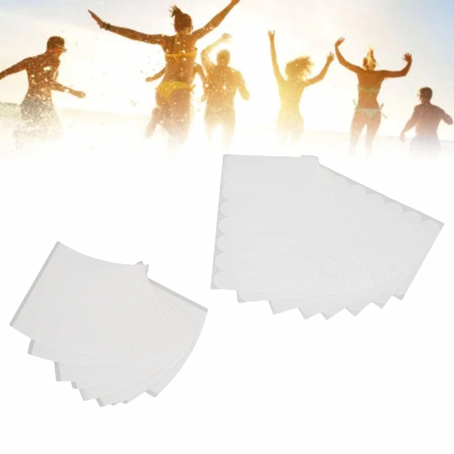 Skin fashion tape, clothing tape, body tape, double sided clothing tape, off shoulder top transparent body tape suitable for all fabric types