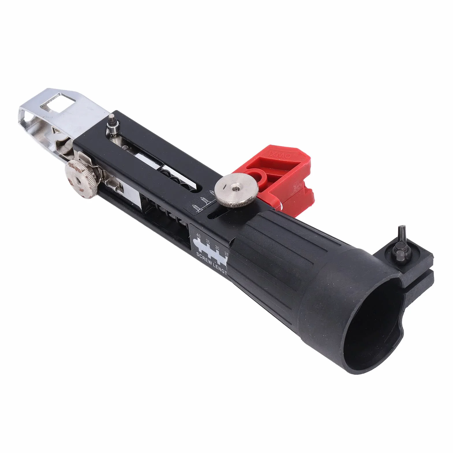 Automatyczny Adapter do Pistoletu do Gwoździ, Adapter łańcucha do Wkrętarki z Taśmą do Gwoździ, Zestaw do Mocowania łańcucha Wiertarki Elektrycznej do Wiertarki Akumulatorowej, Elektryczny Pistolet do