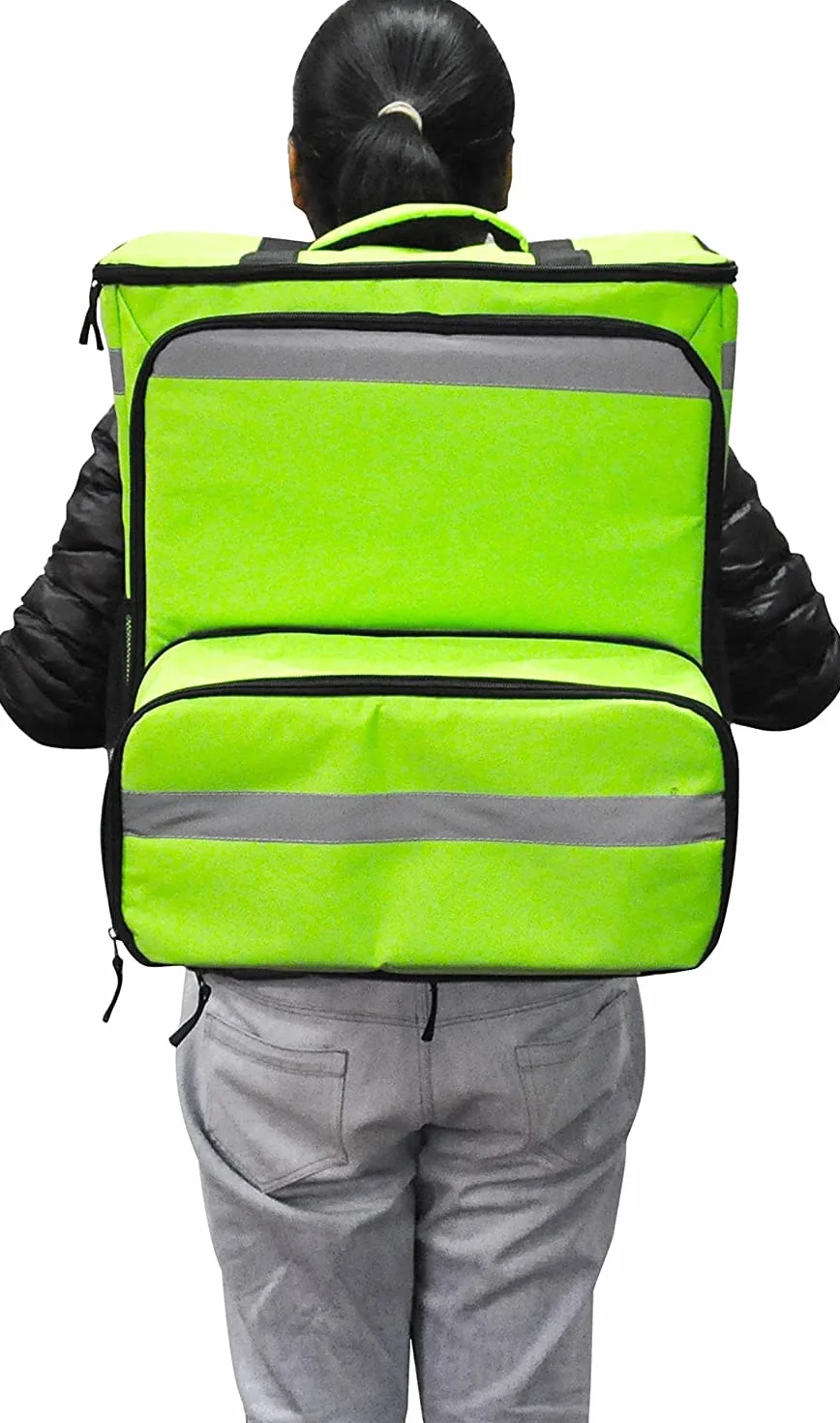 60 l XL duży izolowany plecak Catering chłodząca wodoodporną torbę na pizzę do Uber Eats termiczną torbę na żywność na rower na plażę, piknik, kemping