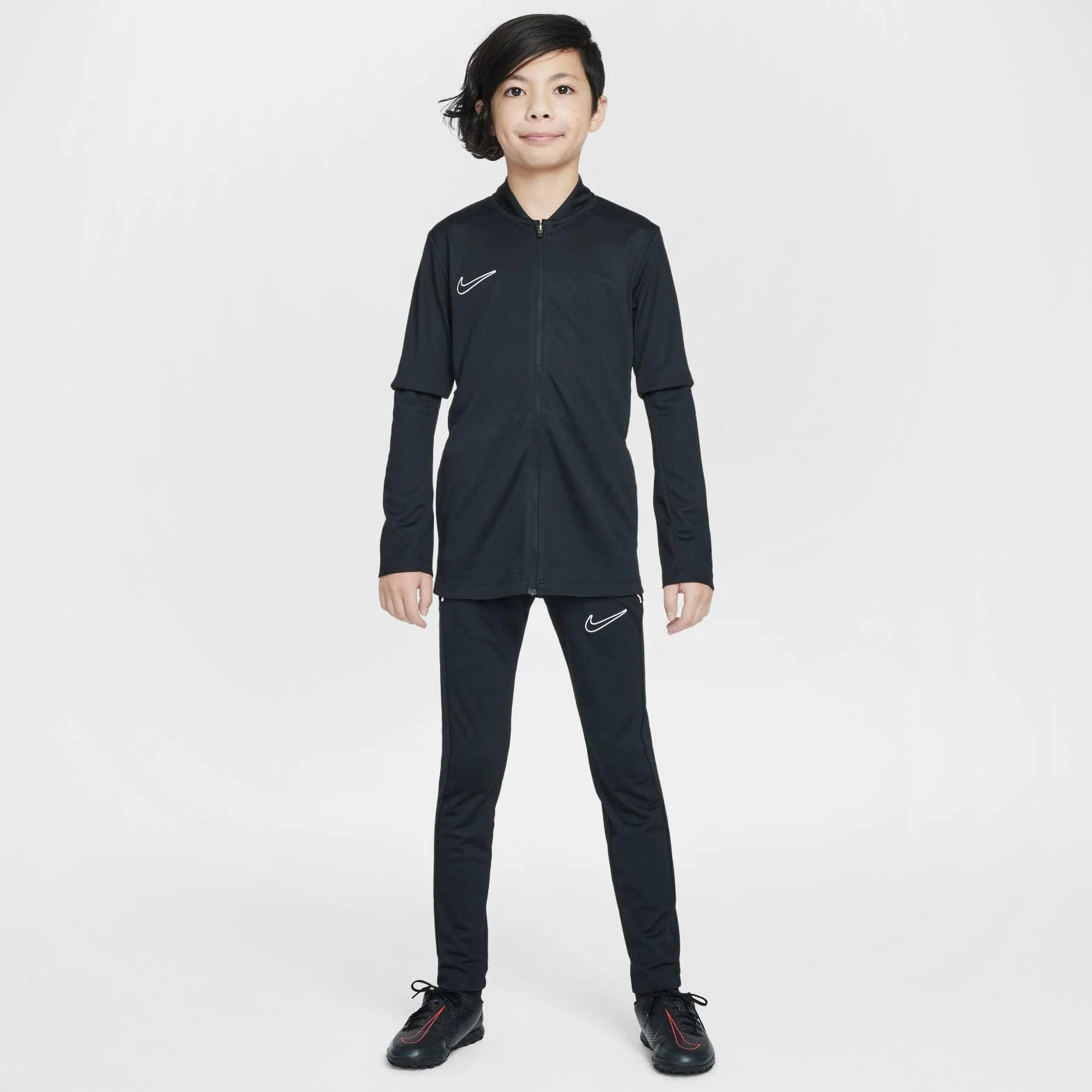 Nike Dzieci Dri-Fit Academy25 Pd Strój Sportowy Black/White/White 146/152