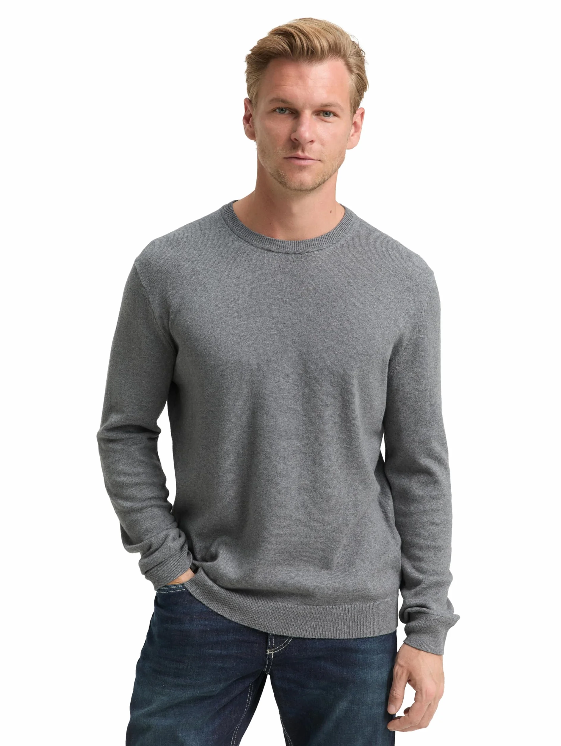 TOM TAILOR Sweter pullover Mężczyźni 1048015