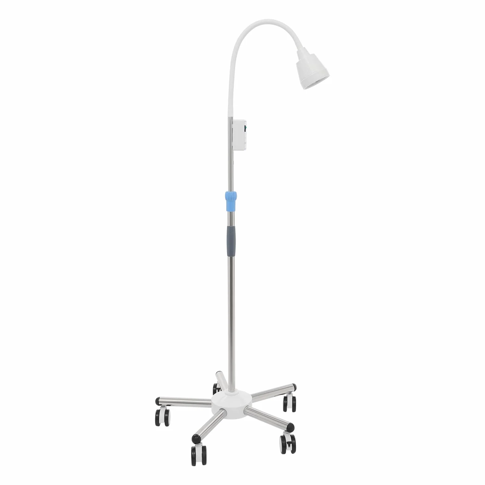 21 W, obracana o 360 stopni lampa LED do badań chirurgicznych, wysokość 1,3-1,6 m, mobilna lampa do badań chirurgicznych, białe światło