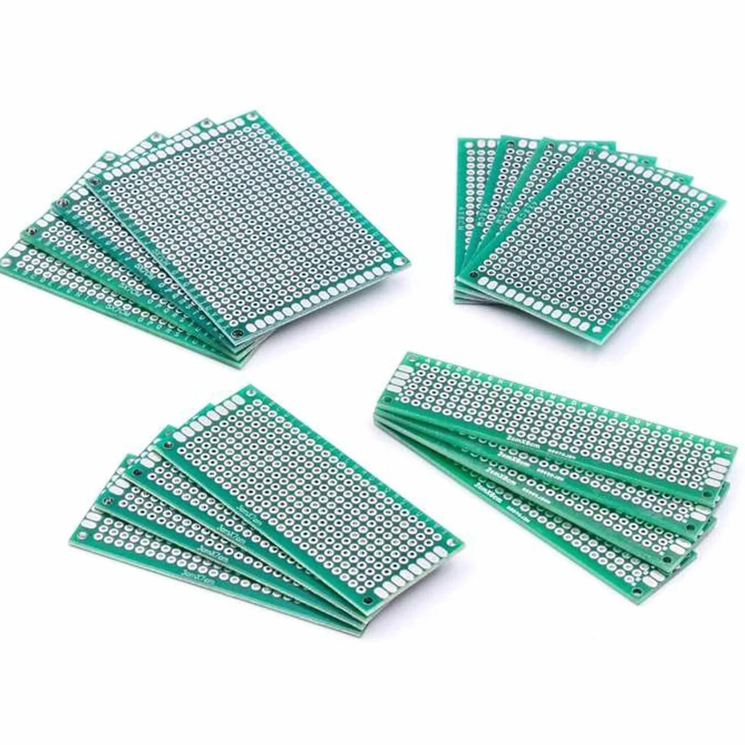AZDelivery Zestaw 16 x PCB Board breadboard płytka drukowana kompatybilny z Arduino wraz z e-bookiem!