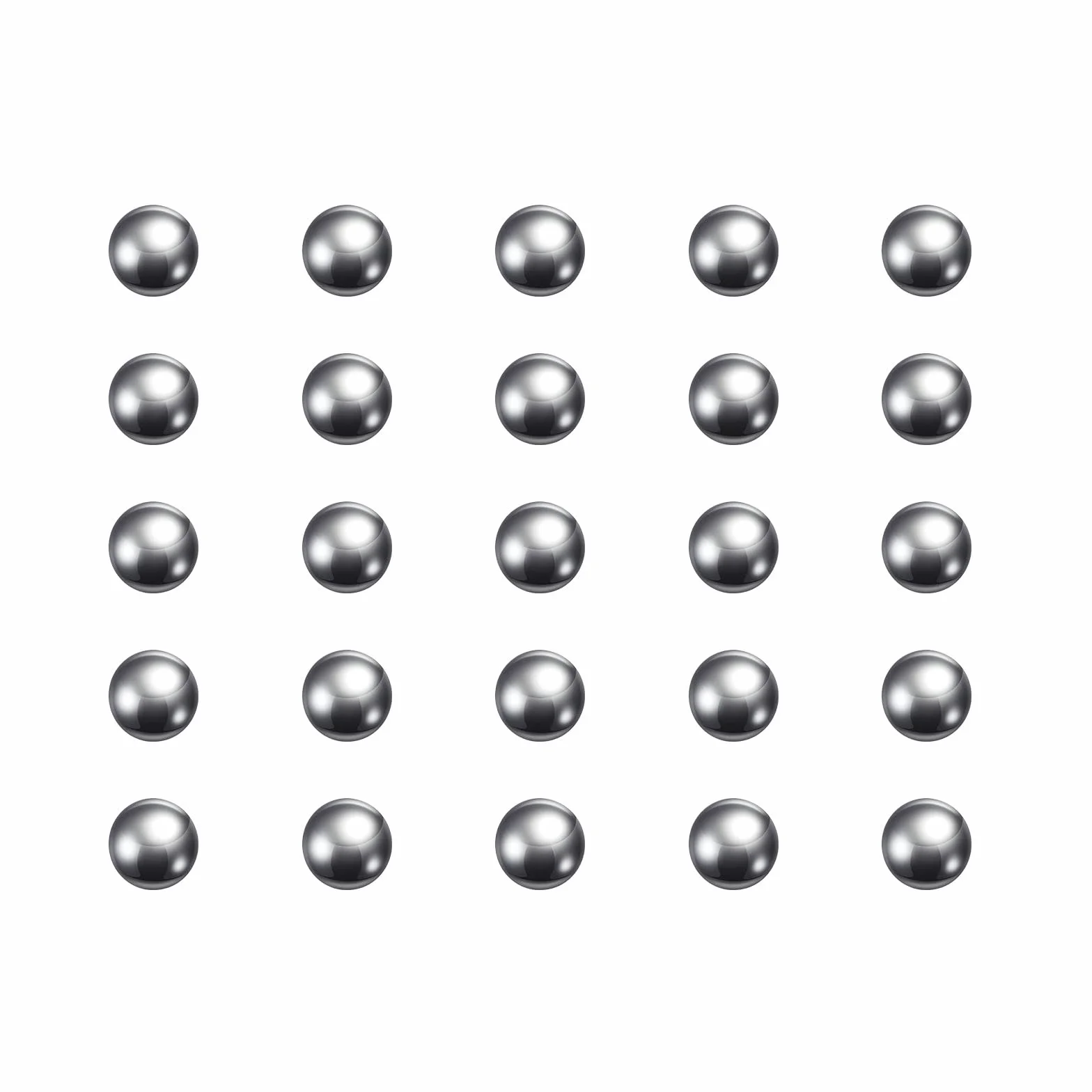 QUARKZMAN 120 sztuk precyzyjnych kulek o średnicy 1/8" 440C stal szlachetna G25 do łożysk