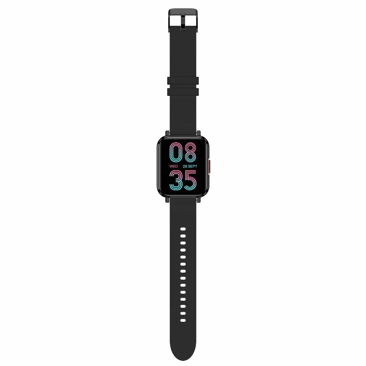 myPhone Watch LS wodoodporny, elegancki, sportowy, wytrzymały smartwatch, czarny, z dużą baterią do 10 dni, Czarny, 1.85, Pasek.